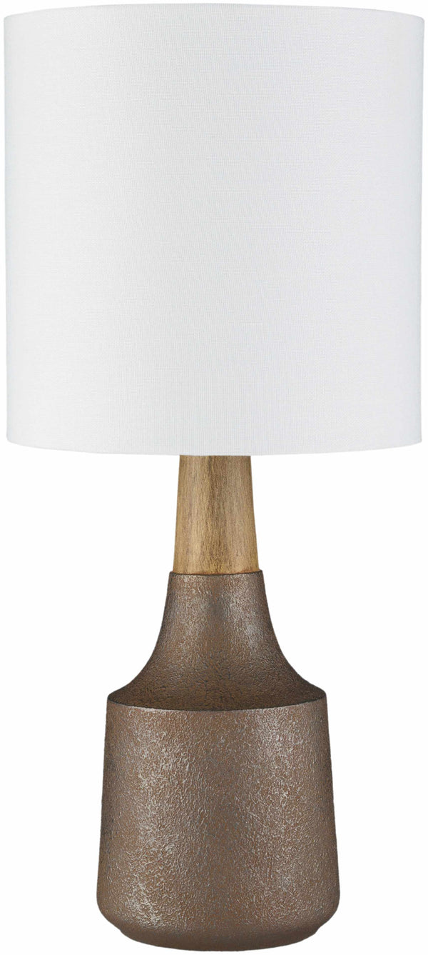 Textured Bronze Table Lamp