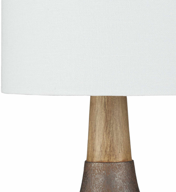 Textured Bronze Table Lamp