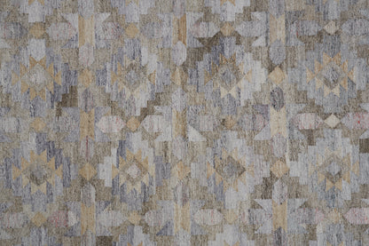 Beckett Transitional Moroccan - Taupe/Gray/Blue Area Rug