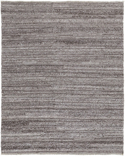 Alden Transitional Stripes - Taupe/Brown/Ivory