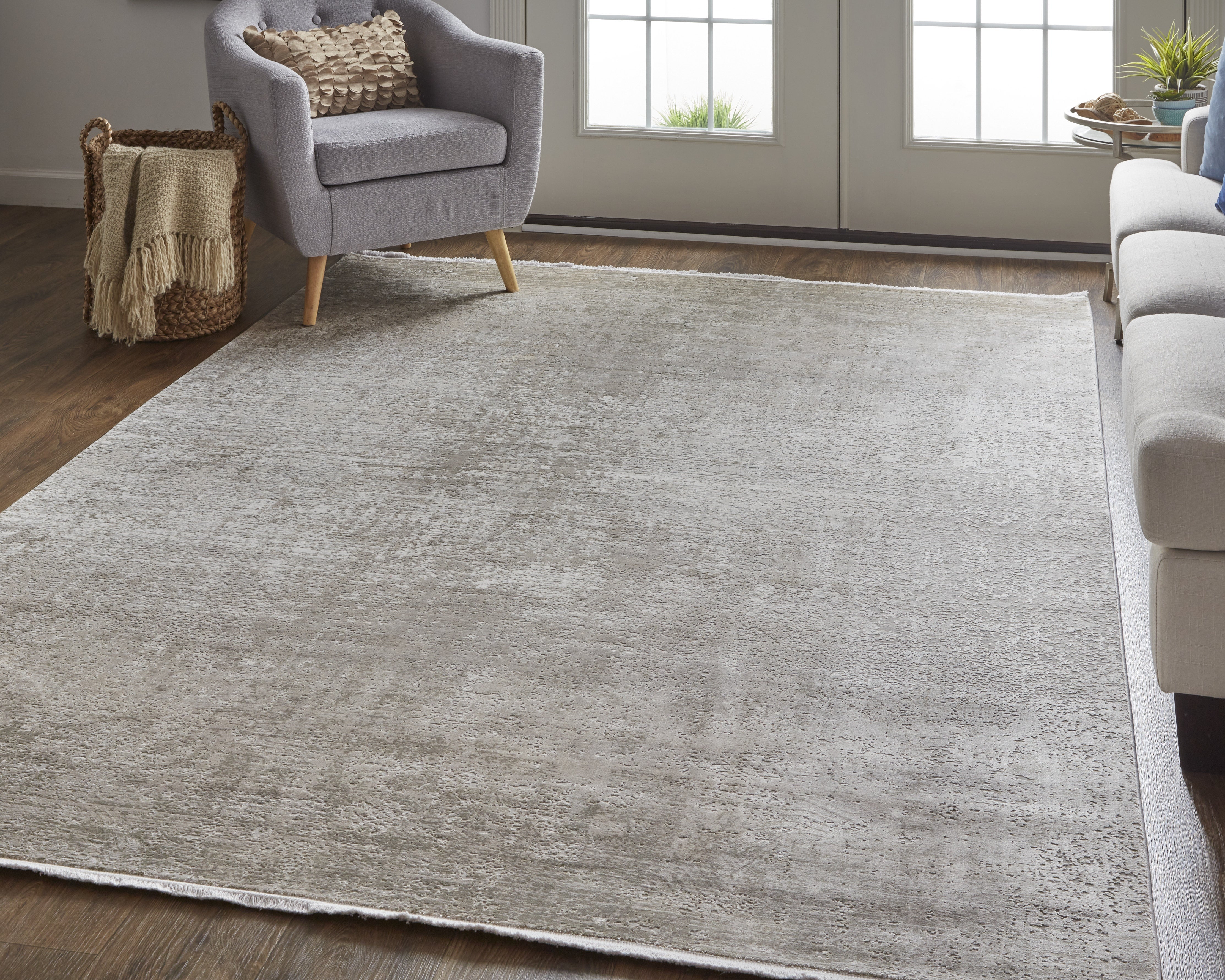 Cadiz Modern Abstract - Tan/Ivory/Gray Area Rug