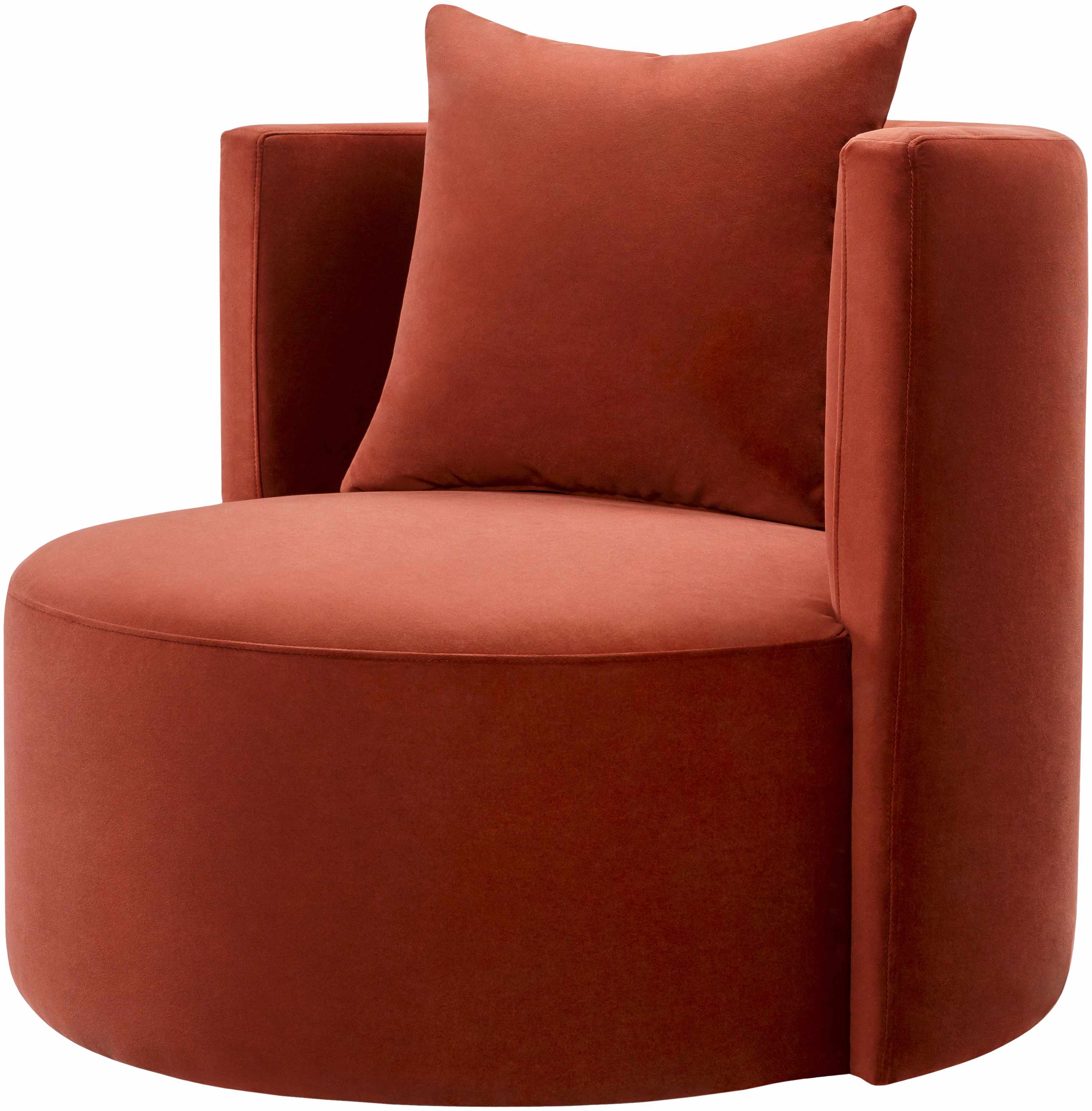 Curitiba Burgundy Swivel Chair