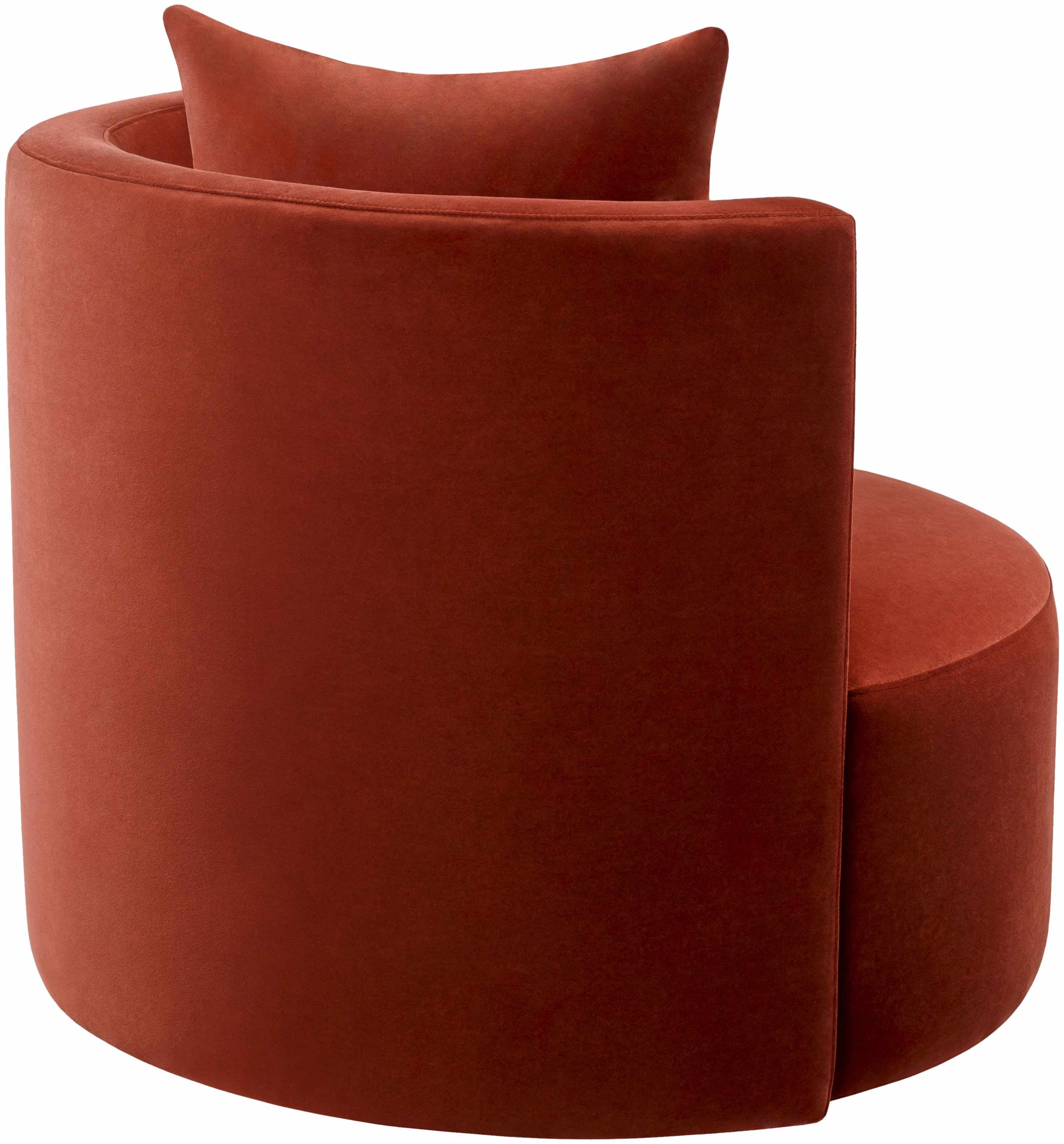 Curitiba Burgundy Swivel Chair