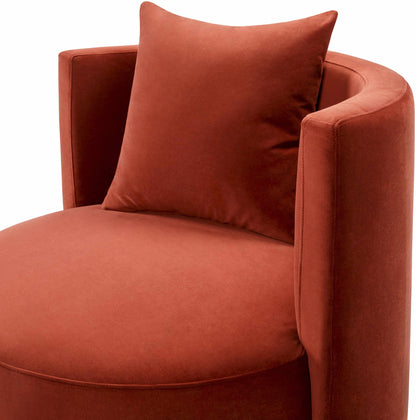 Curitiba Burgundy Swivel Chair