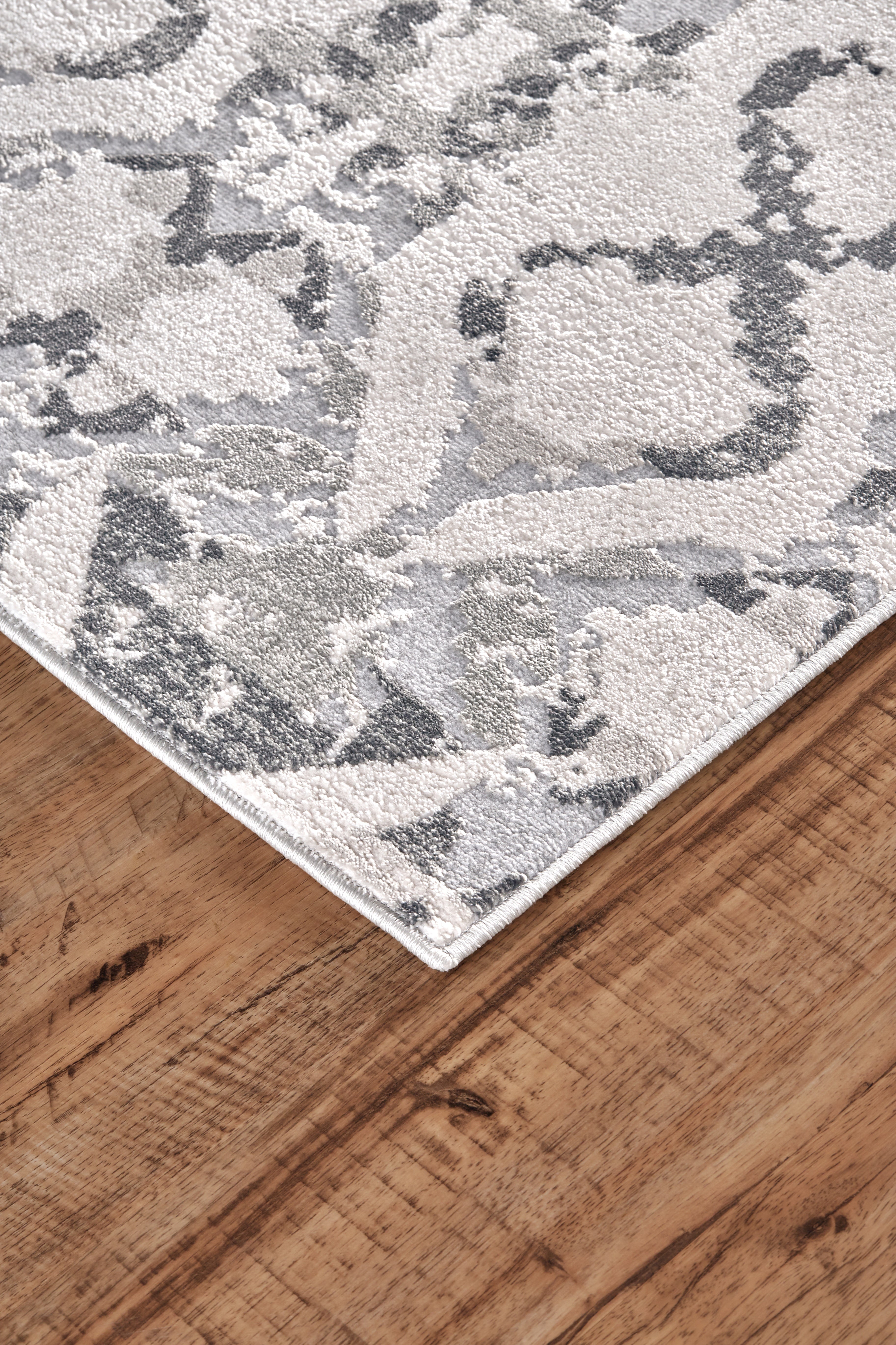 Prasad Modern Geometric - Ivory/Gray