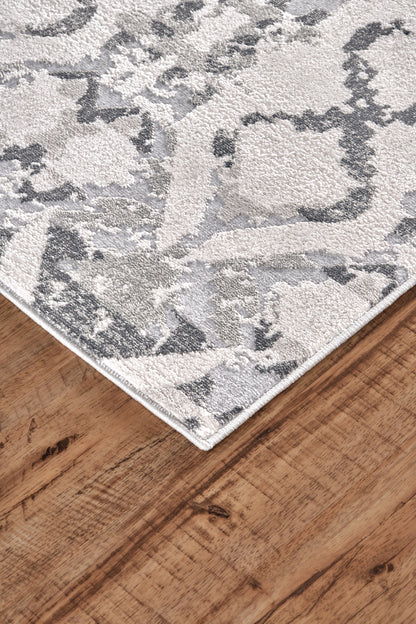 Prasad Modern Geometric - Ivory/Gray