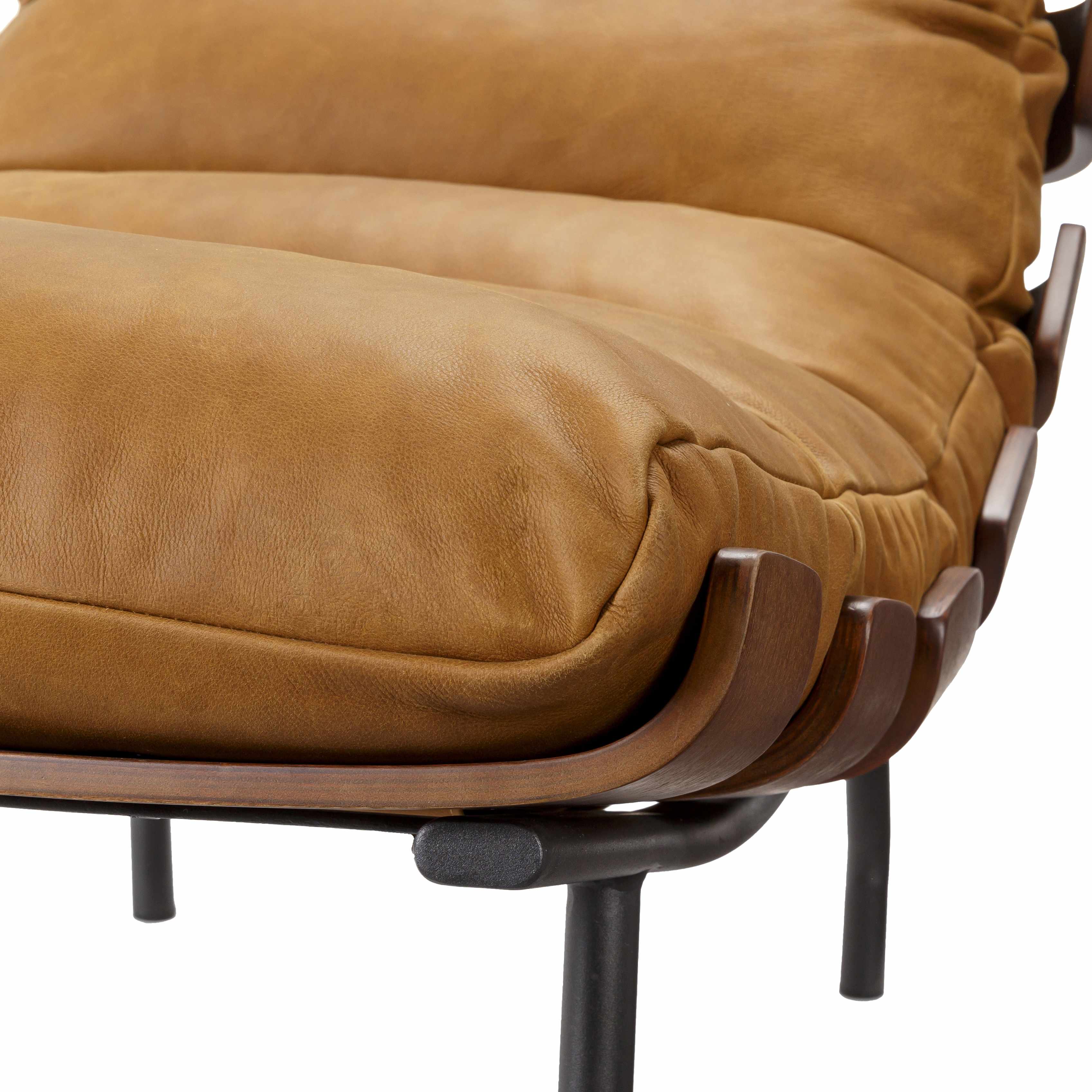 Zaragoza Brown Contemporary Lounger