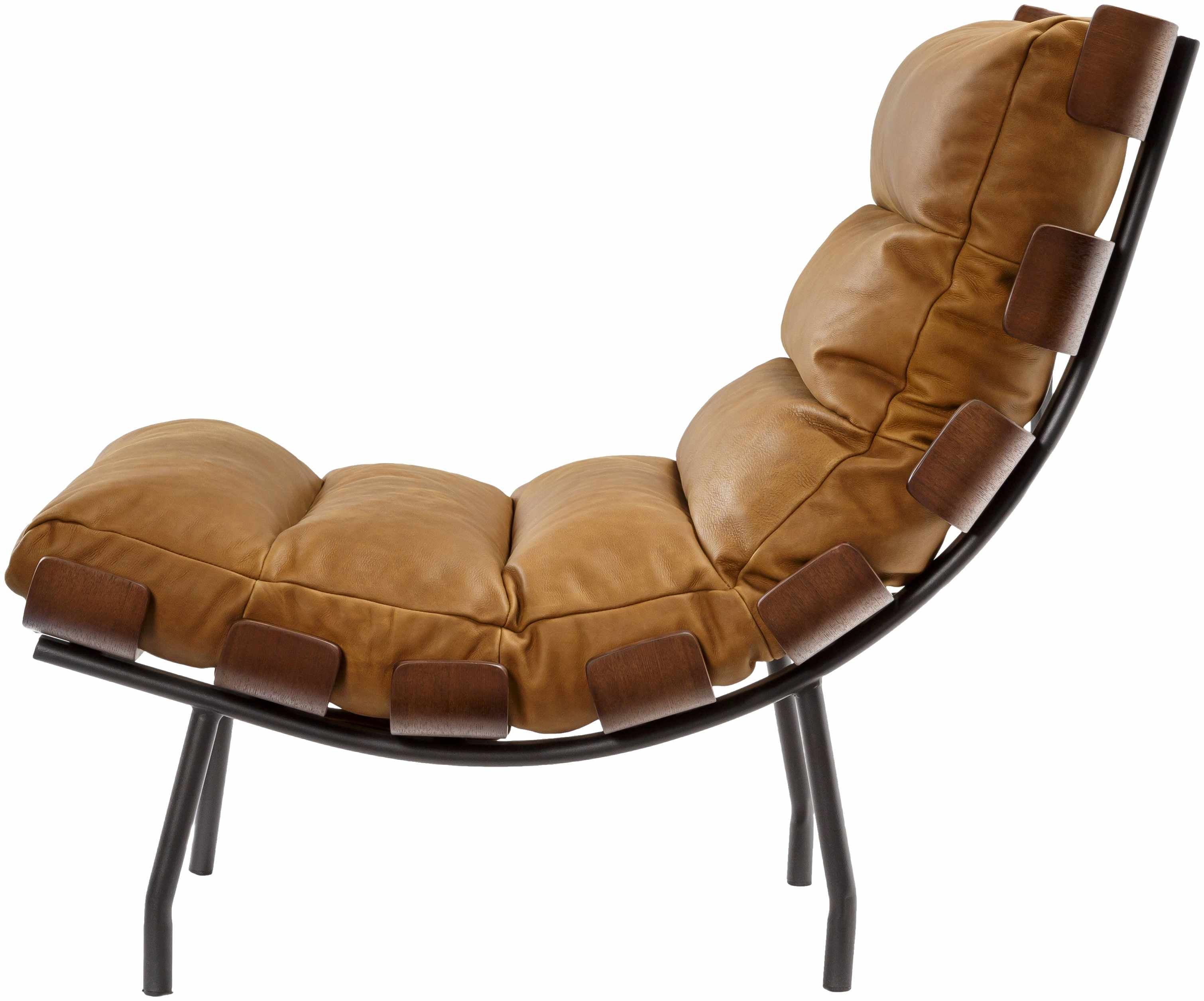 Zaragoza Brown Contemporary Lounger