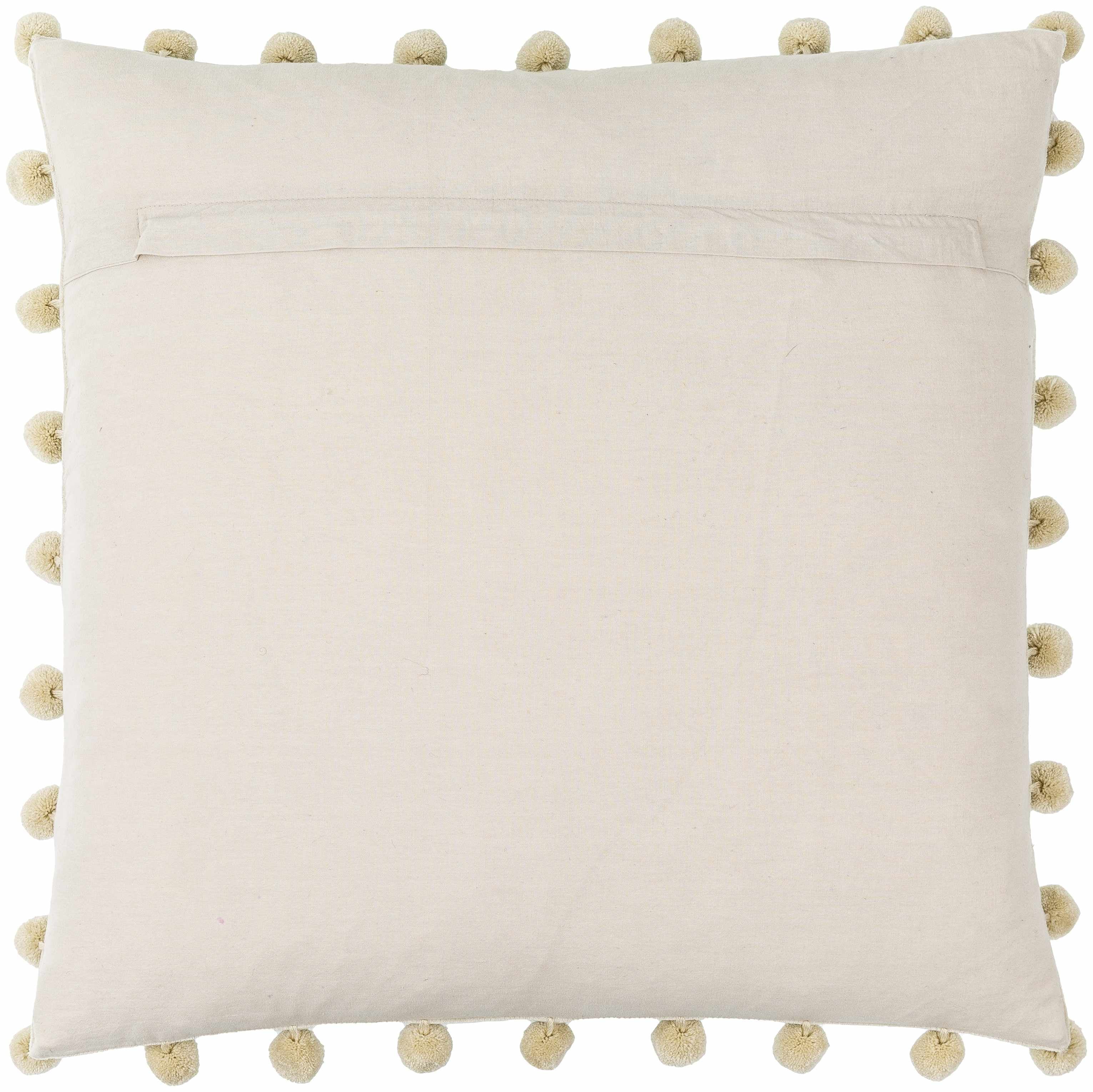Pasadena Pom Pom Throw Pillow - Square