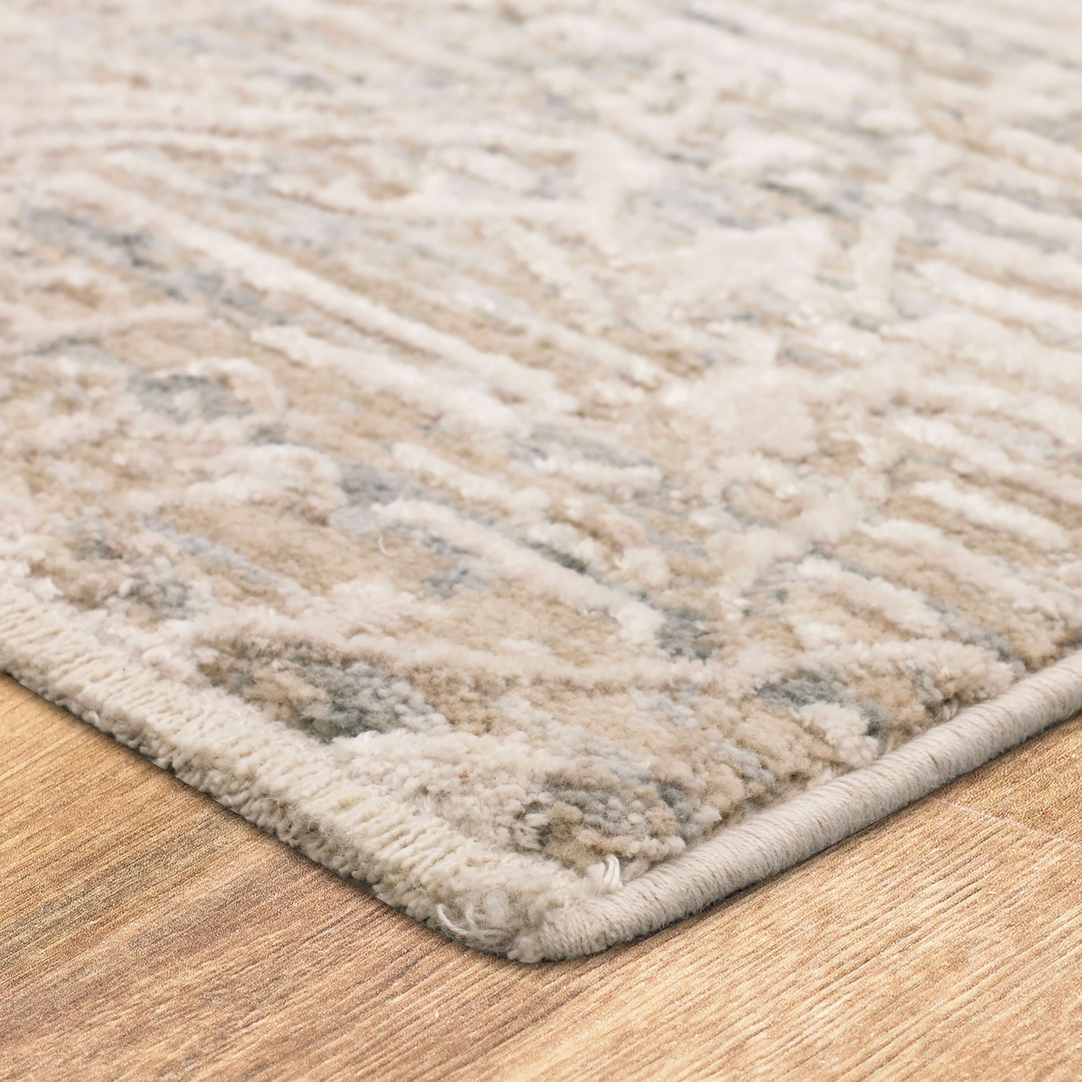 Mandawa Cream Dark Grey Area Rug