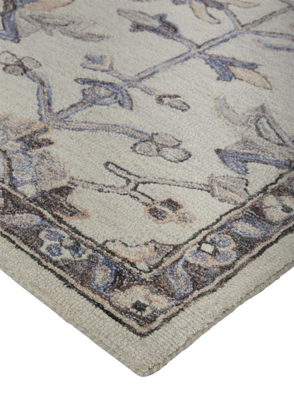Fallon Traditional Oriental - Ivory/Gray Area Rug