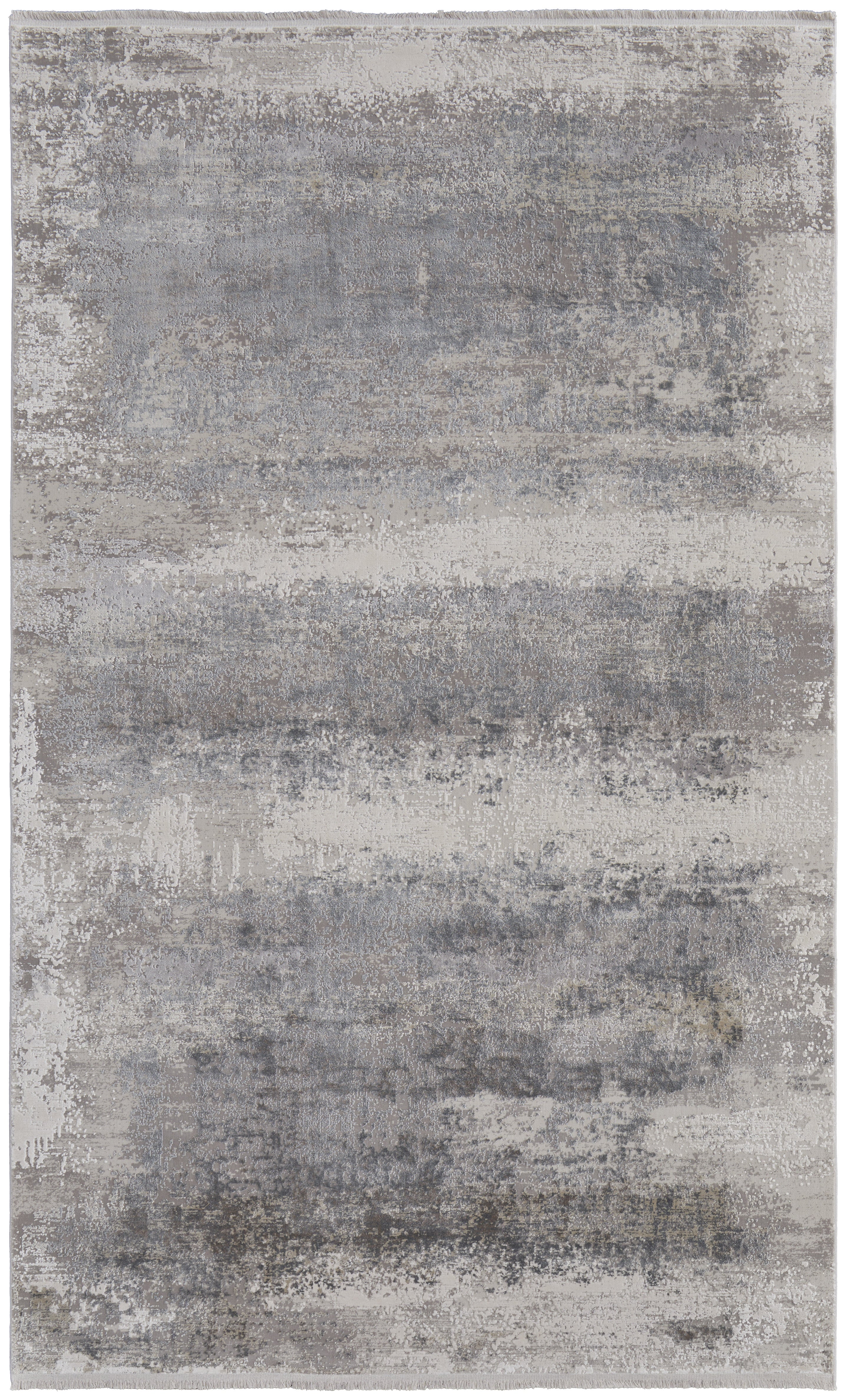 Cadiz Modern Abstract - Taupe/Gray/Silver Area Rug