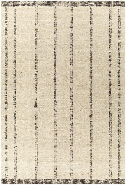 Chic Cream  Hand Woven Wool Area Rug