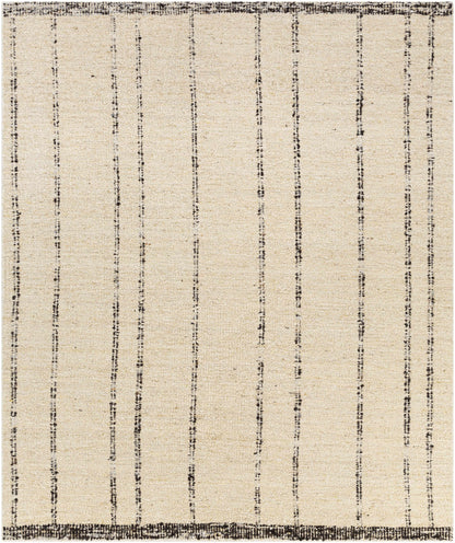 Chic Cream  Hand Woven Wool Area Rug