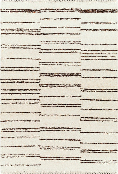 Contemporary Cream Hand Woven Wool Area Rug