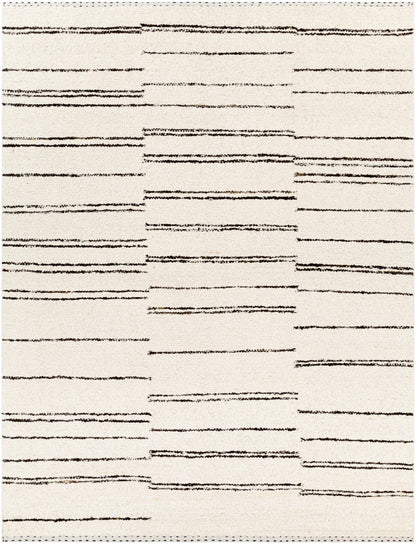 Contemporary Cream Hand Woven Wool Area Rug