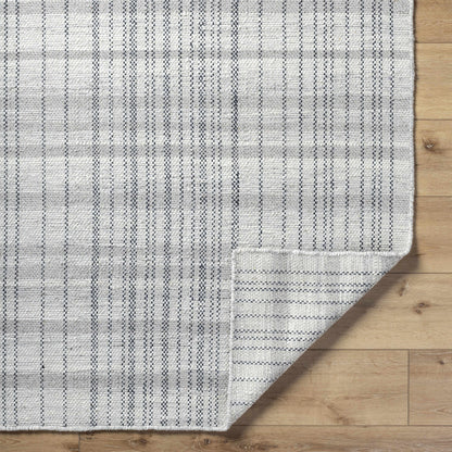 Handwoven Wool Plaid Area Rug