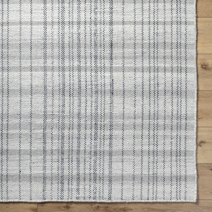 Handwoven Wool Plaid Area Rug