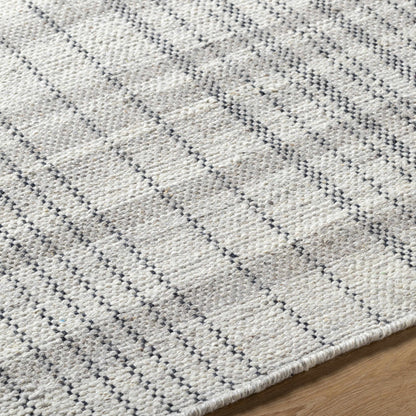 Handwoven Wool Plaid Area Rug