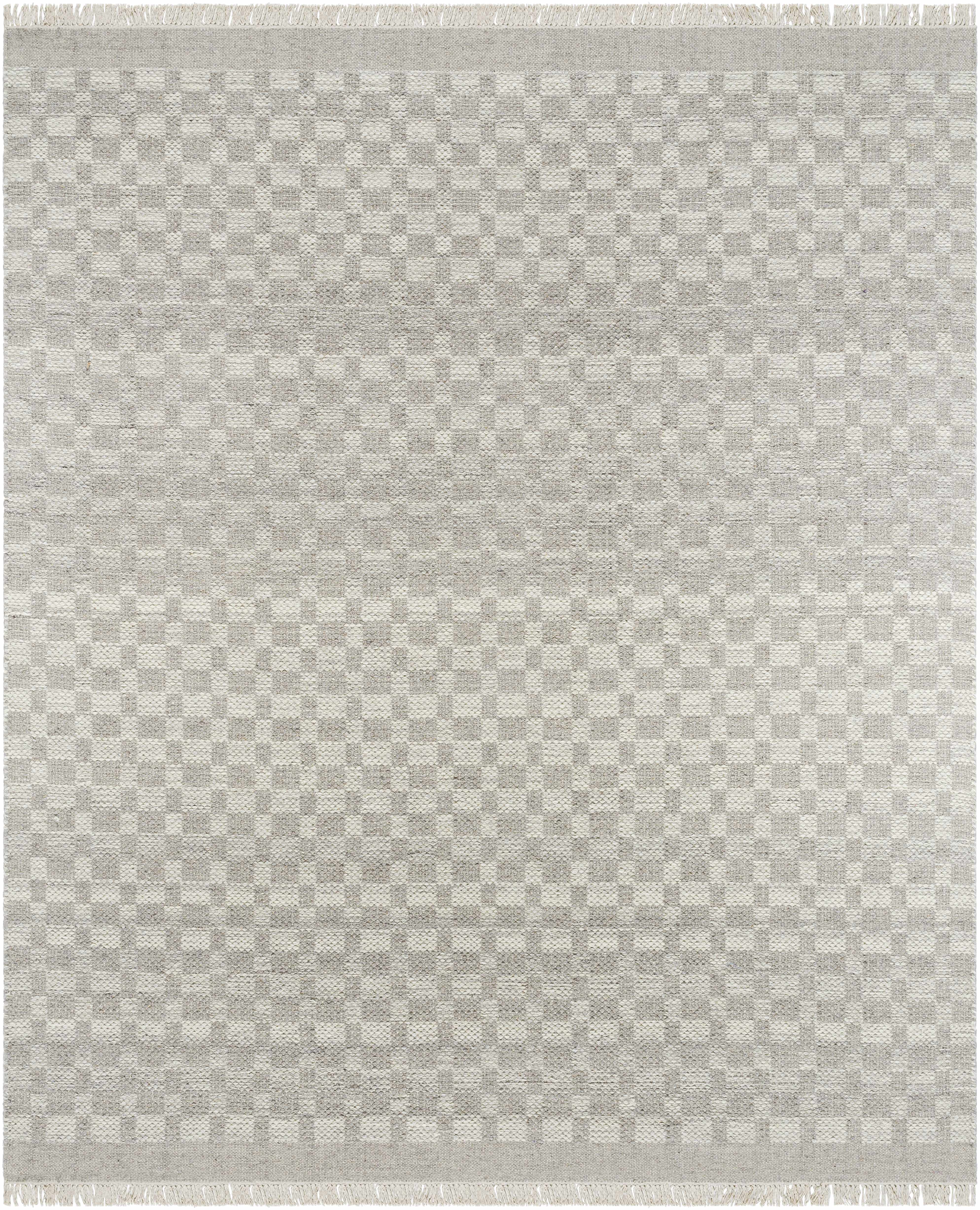Unprecedented Inviting Ivory Wool Handwoven Area Rug