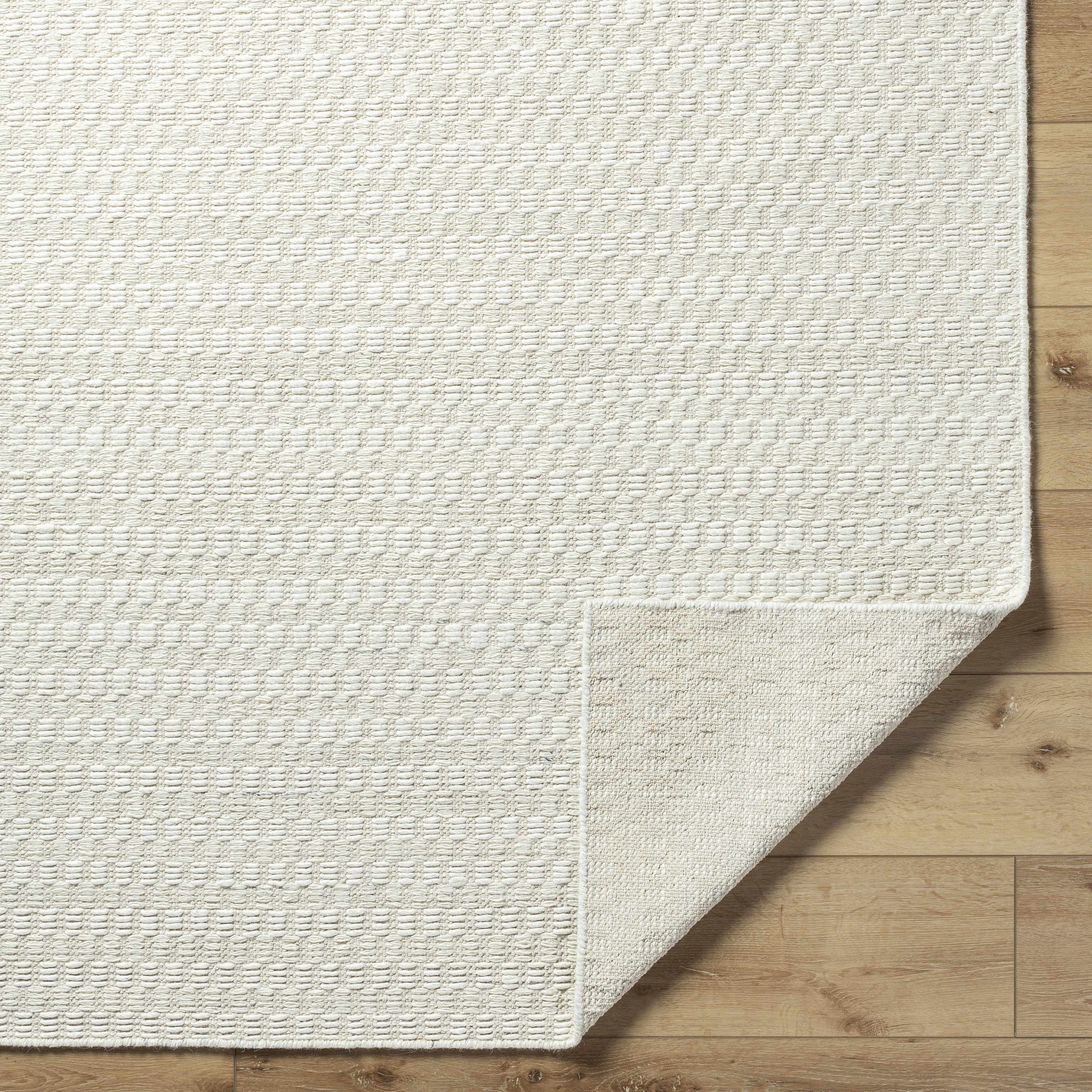 Natural Dreamy Wool Hand Woven Area Rug