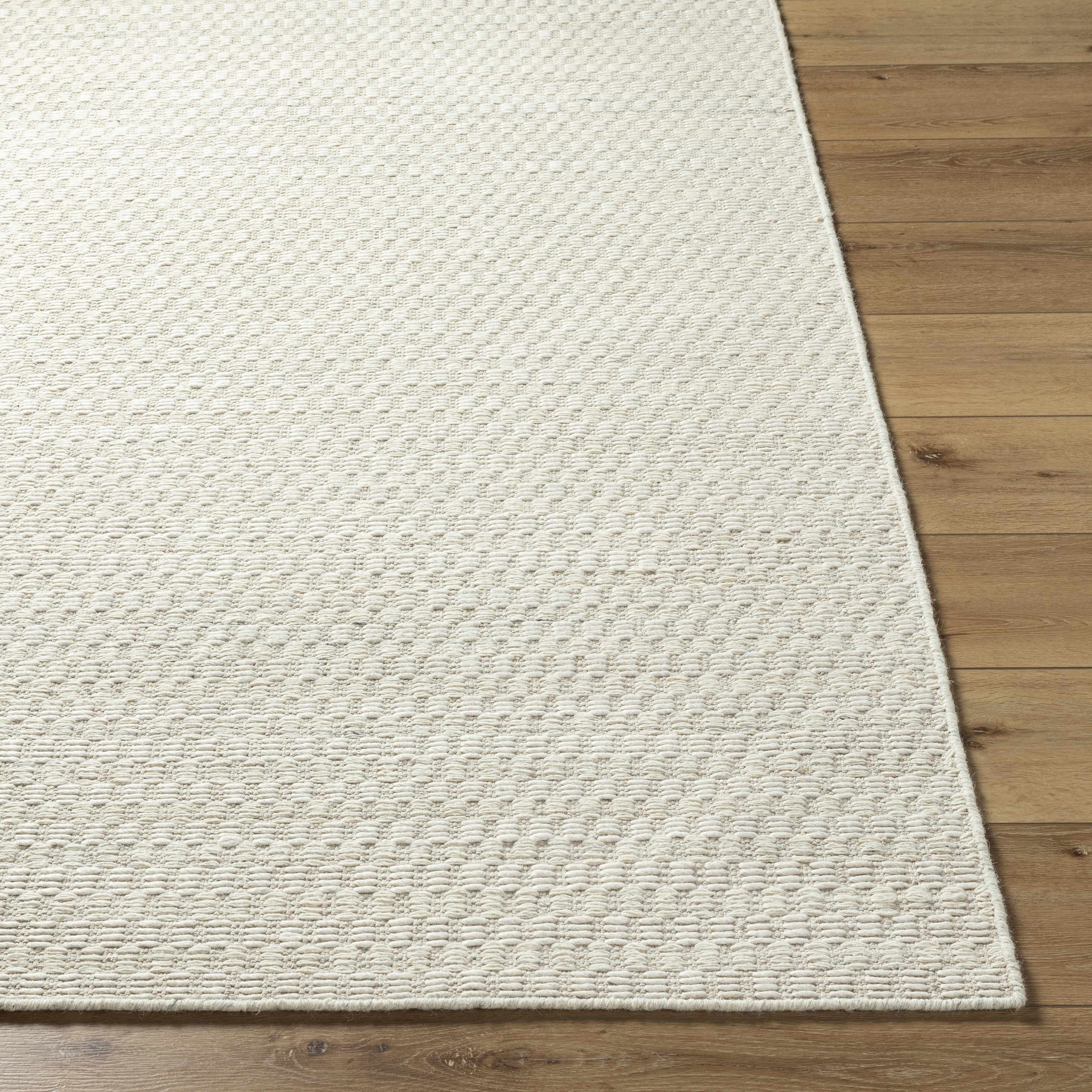 Natural Dreamy Wool Hand Woven Area Rug