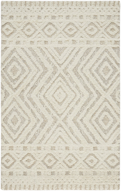 Anica Transitional Diamond - Ivory/Tan Area Rug