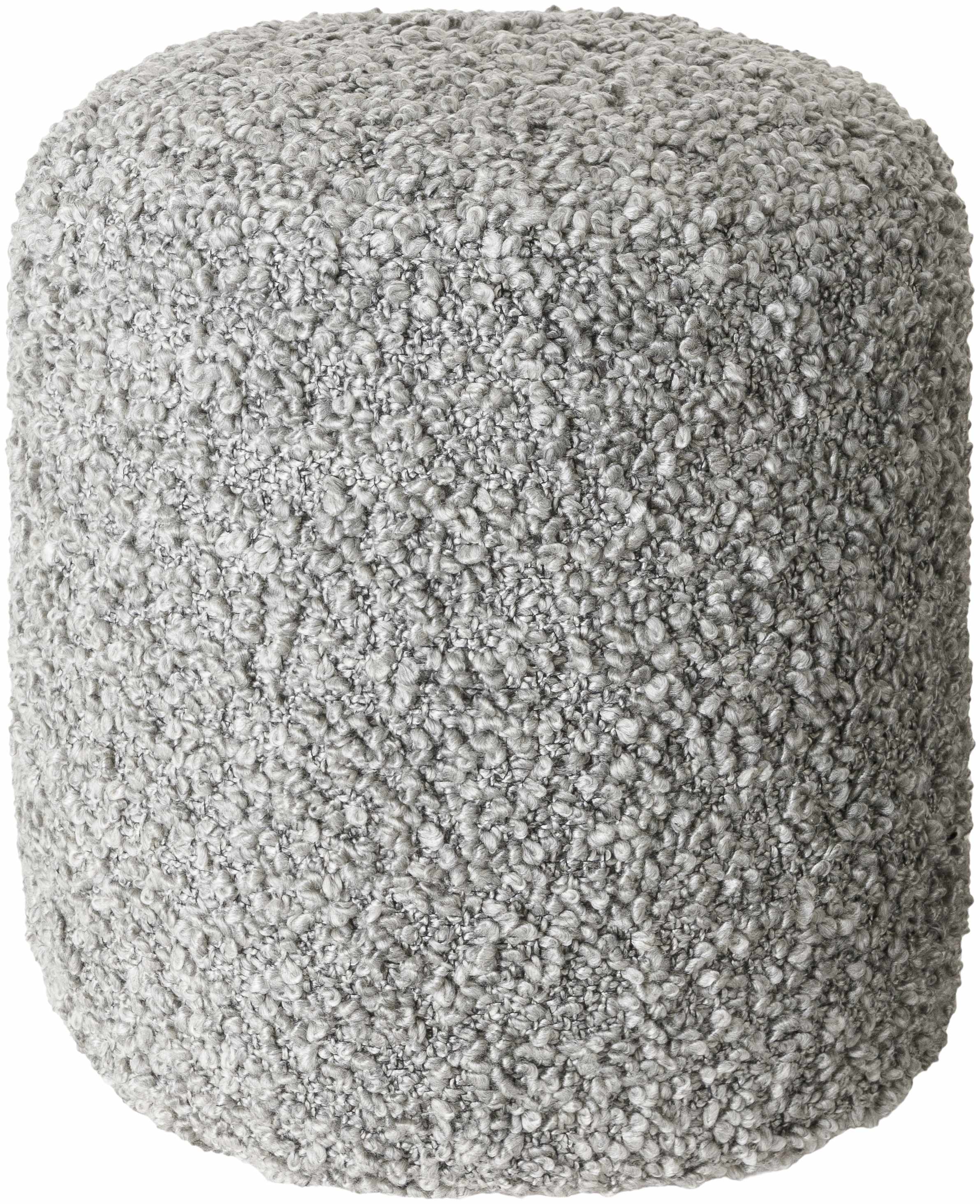 Antares Solid Woven Pouf