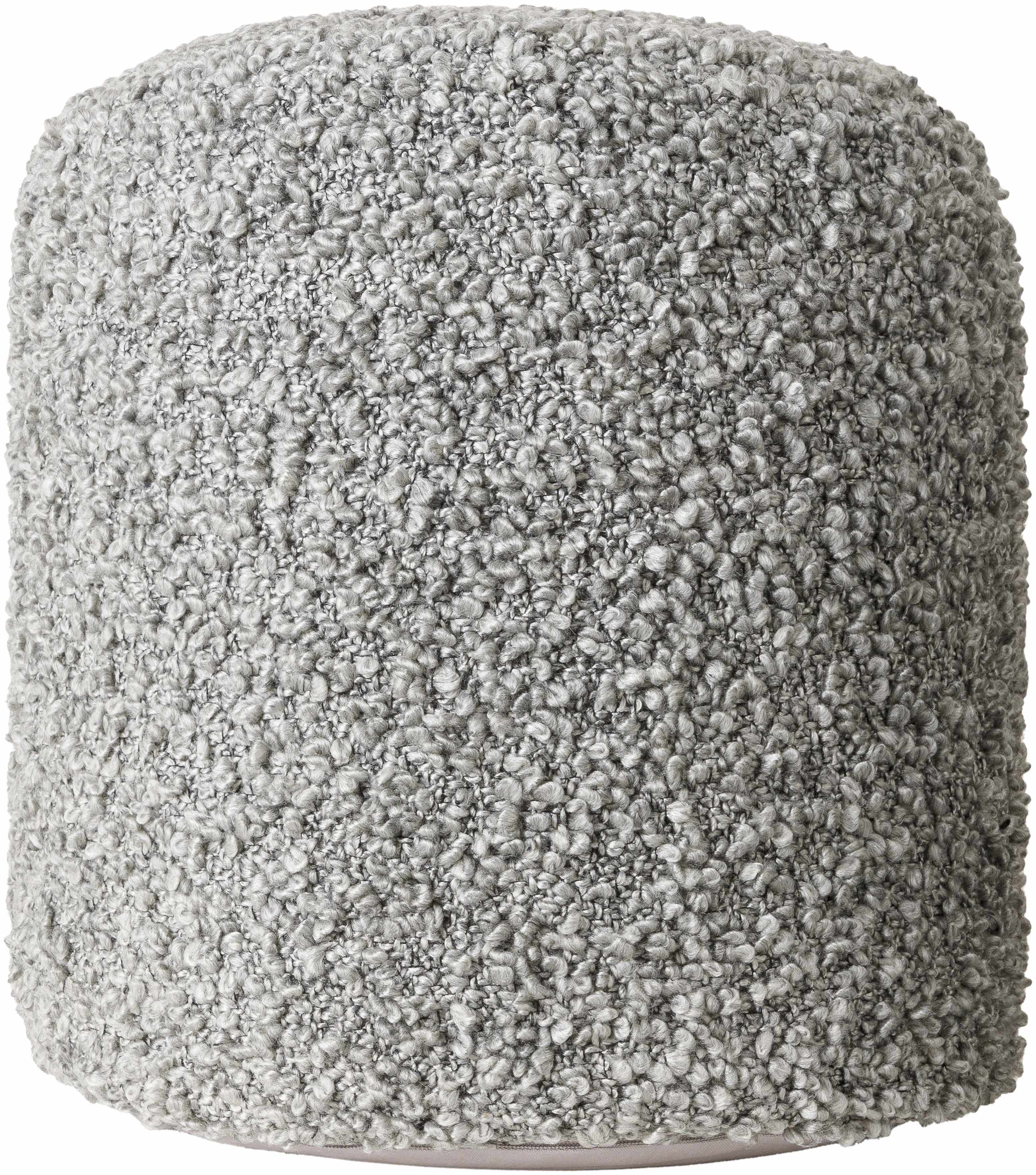 Antares Solid Woven Pouf