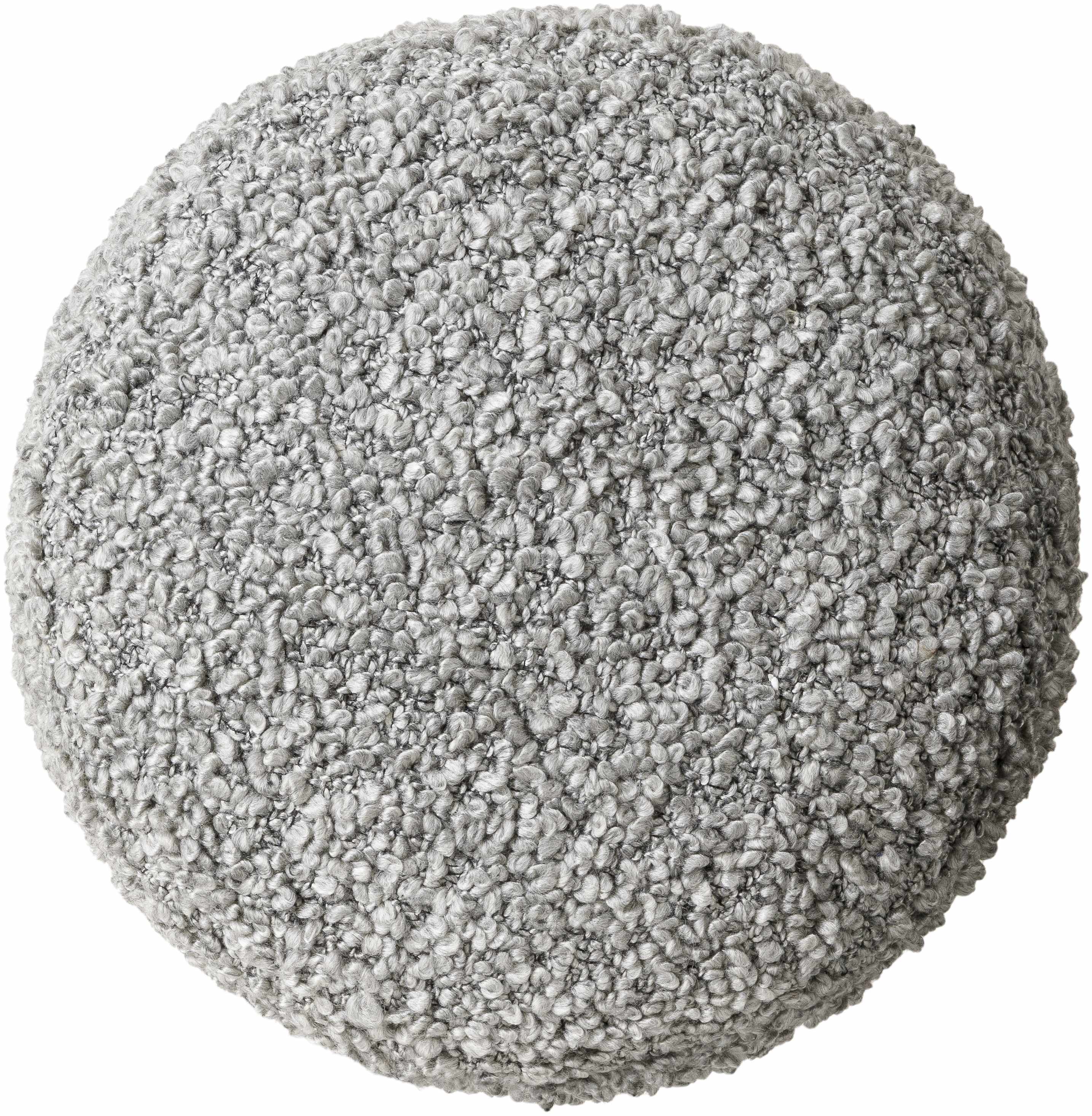 Antares Solid Woven Pouf