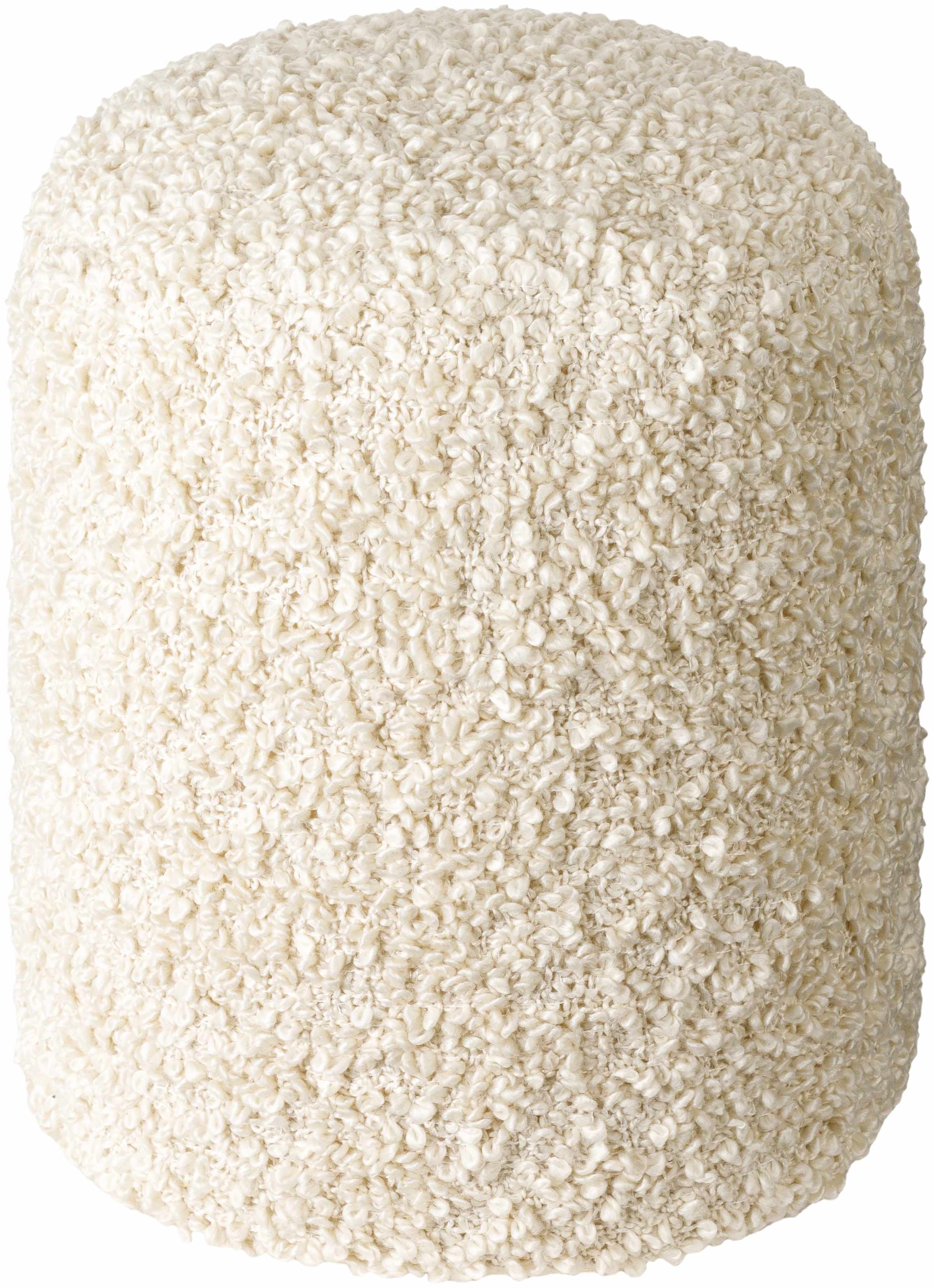 Antares Solid Woven Pouf