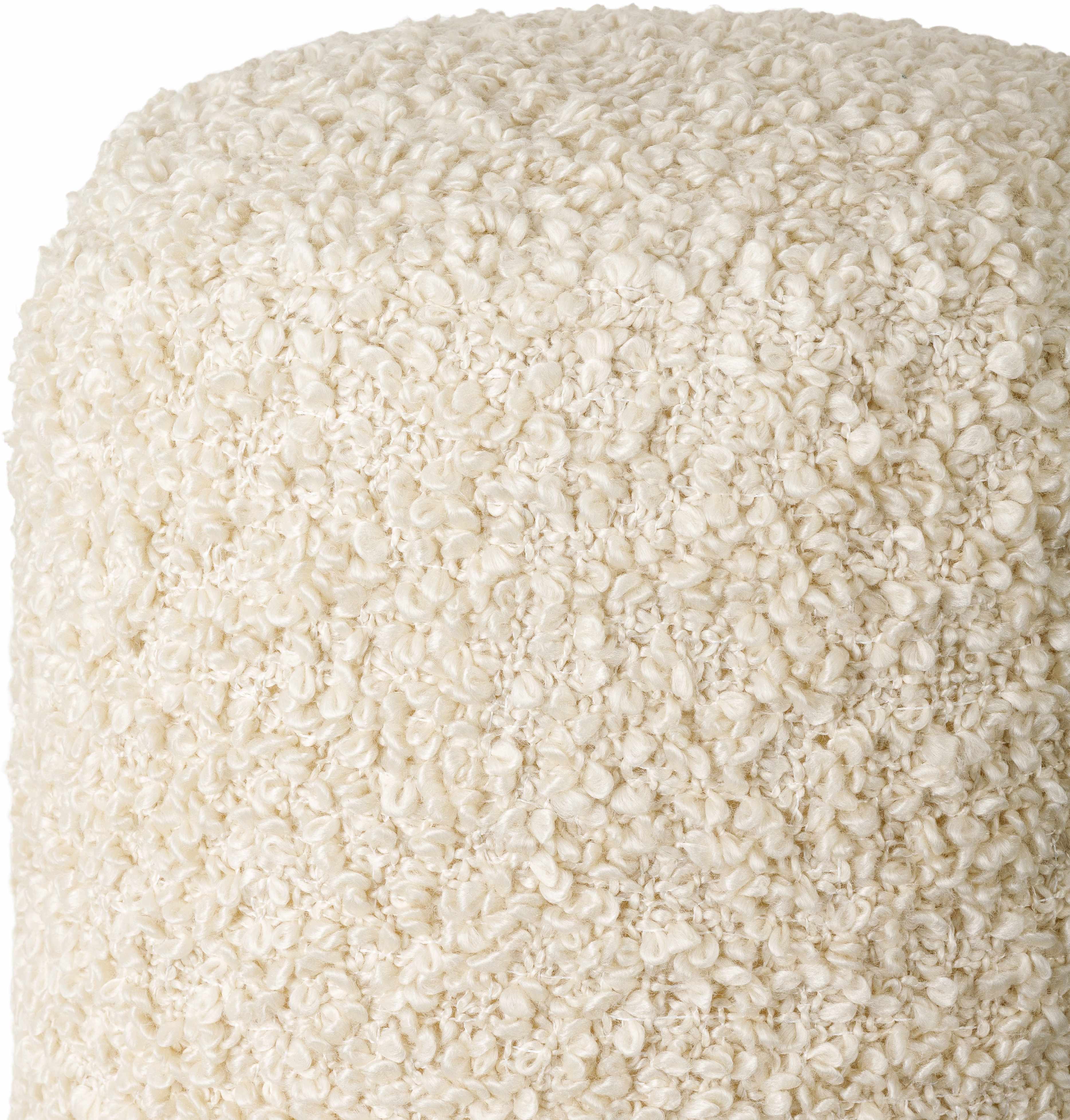 Antares Solid Woven Pouf