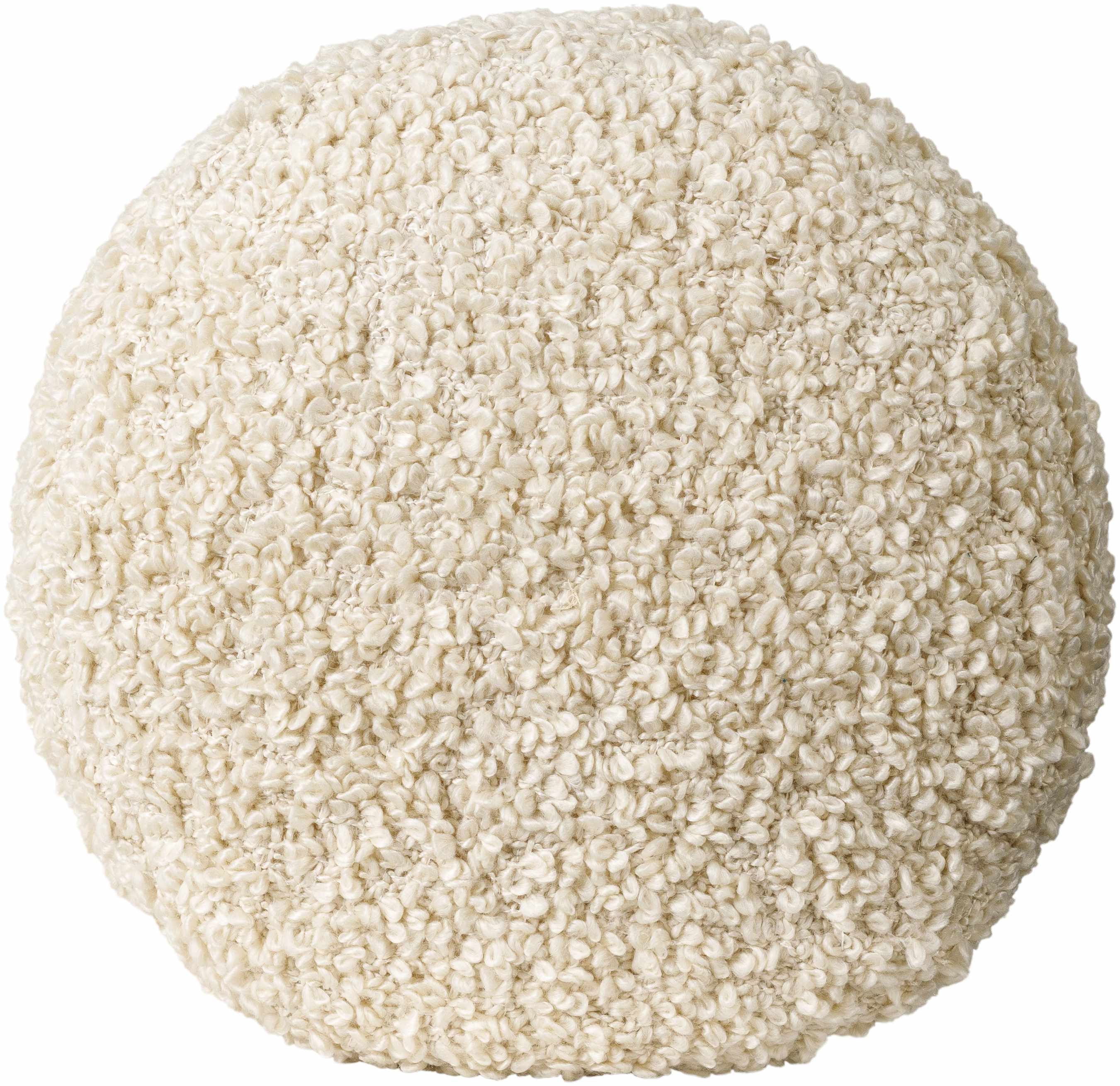 Antares Solid Woven Pouf