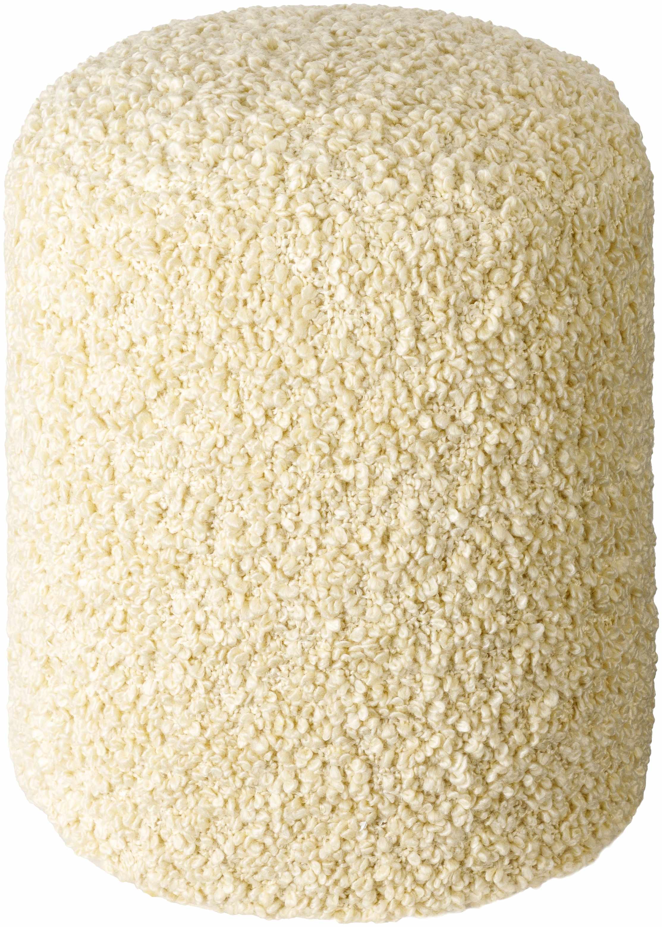 Antares Solid Woven Pouf