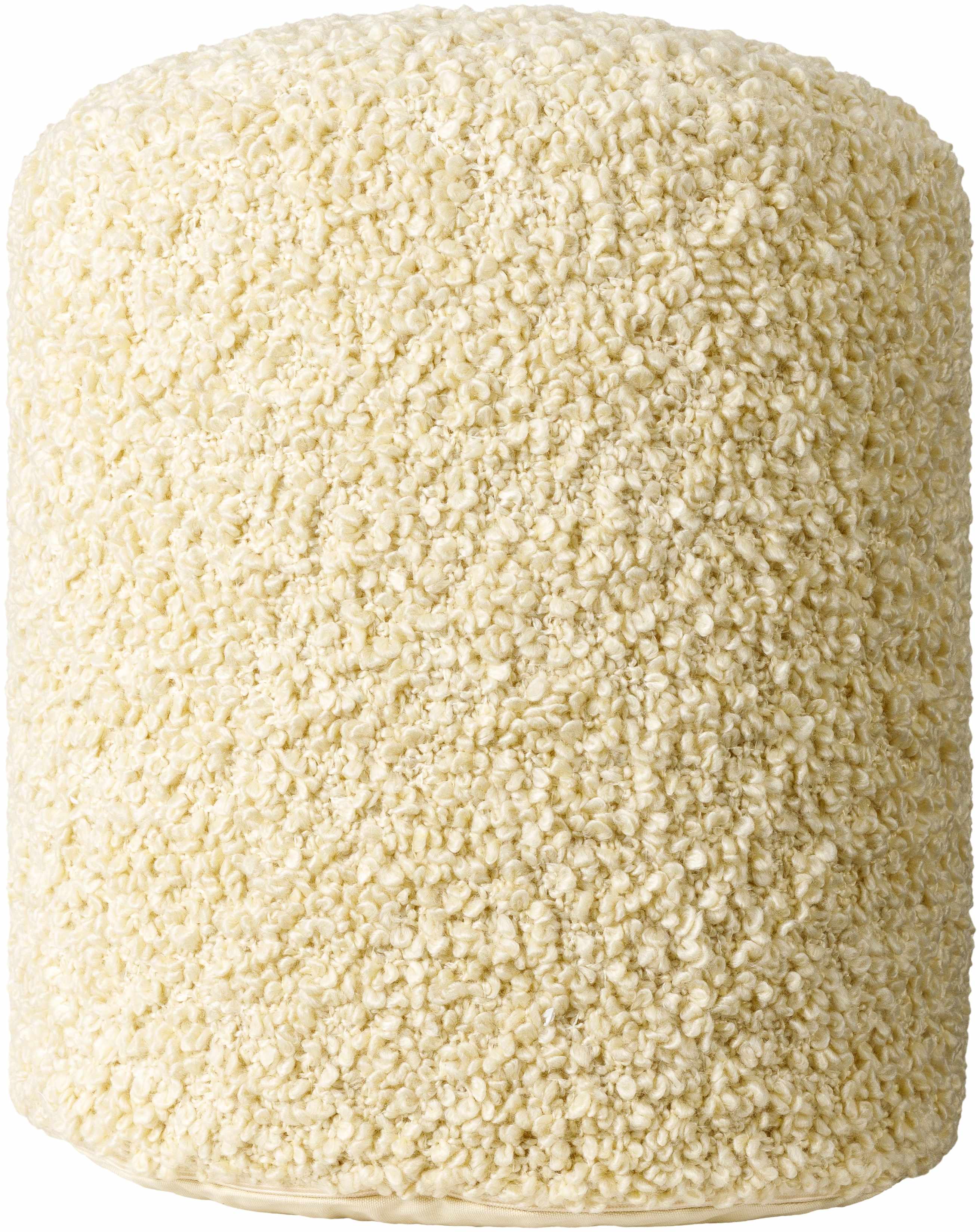 Antares Solid Woven Pouf