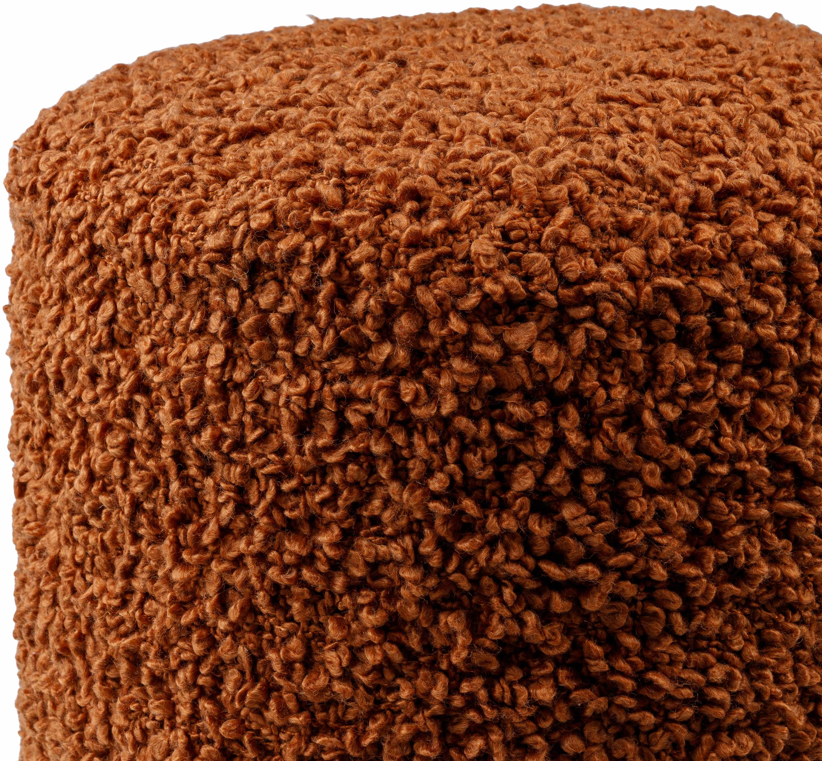 Antares Solid Woven Pouf