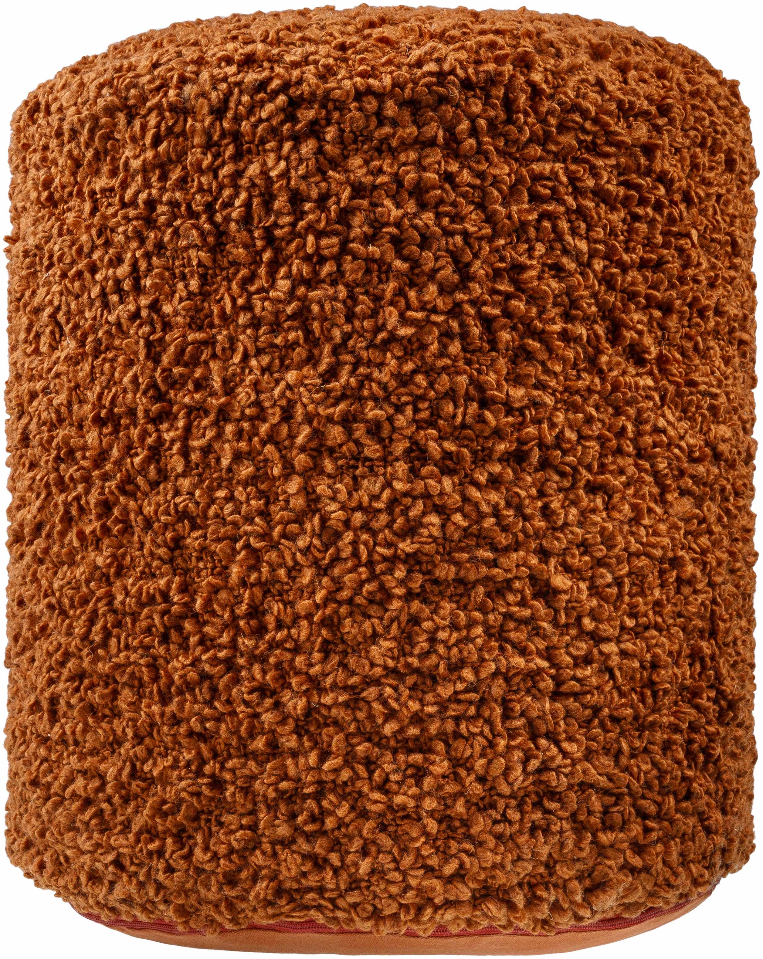 Antares Solid Woven Pouf