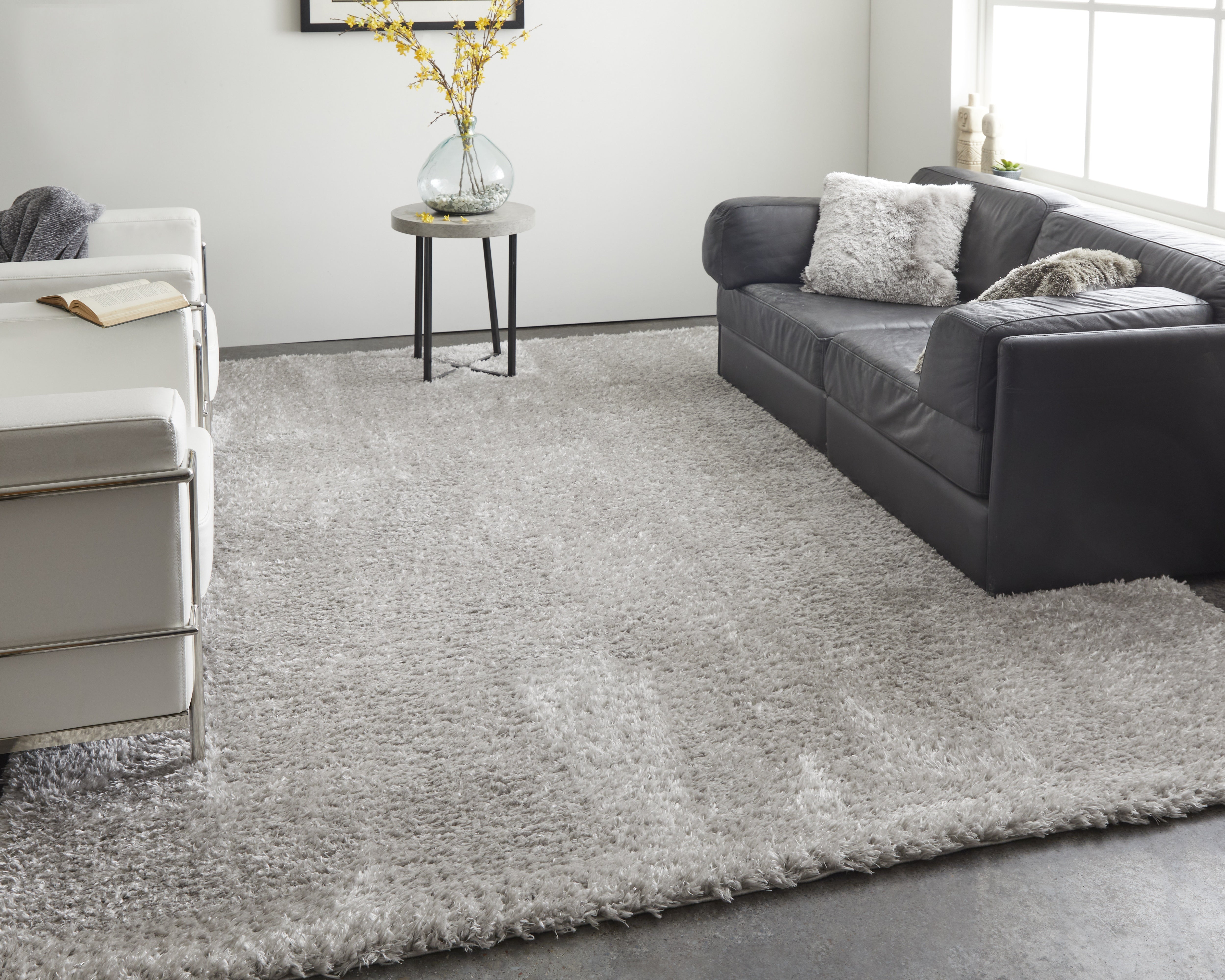 Darian Modern Solid - Silver/Gray Area Rug