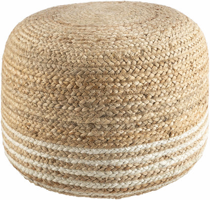 Natural Stylish Braided Jute Pouf
