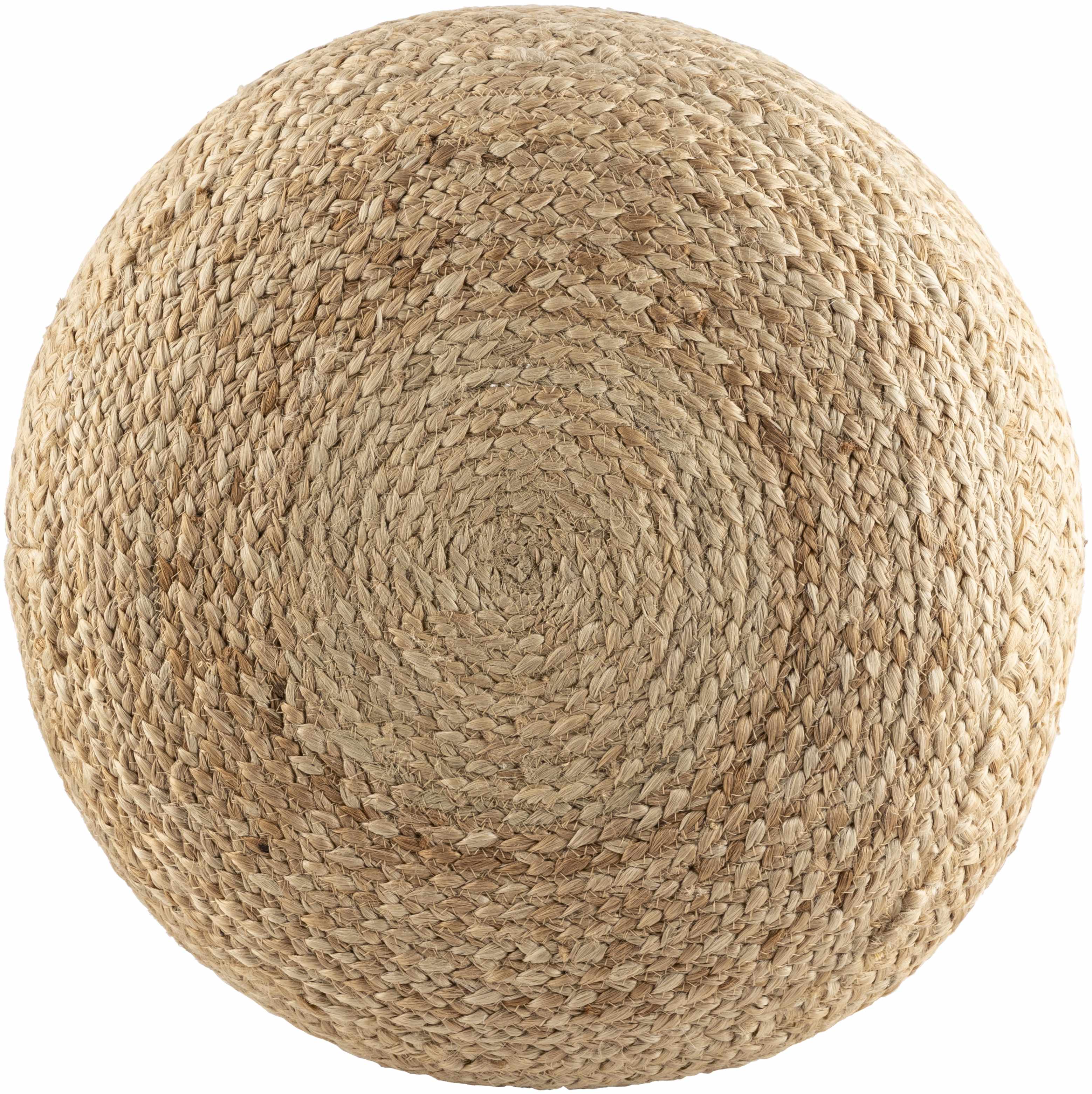Natural Stylish Braided Jute Pouf