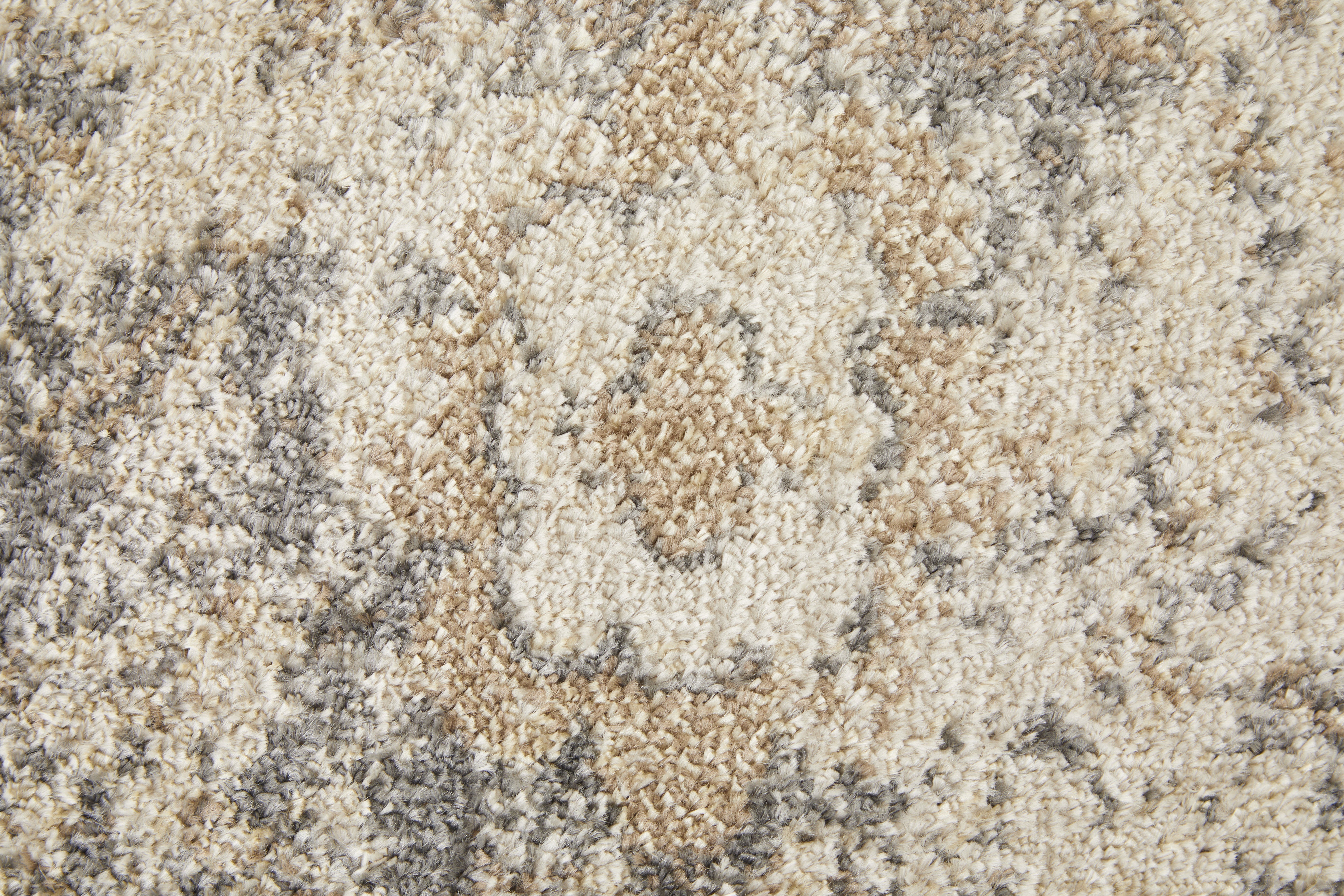 Camellia Transitional Medallion - Ivory/Gray/Brown