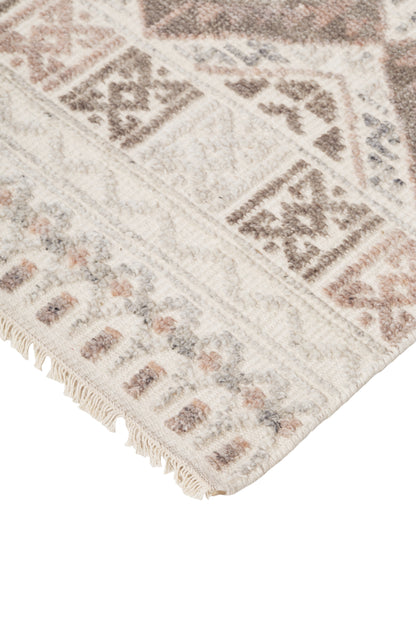 Payton Transitional Diamond - Gray/Ivory/Pink
