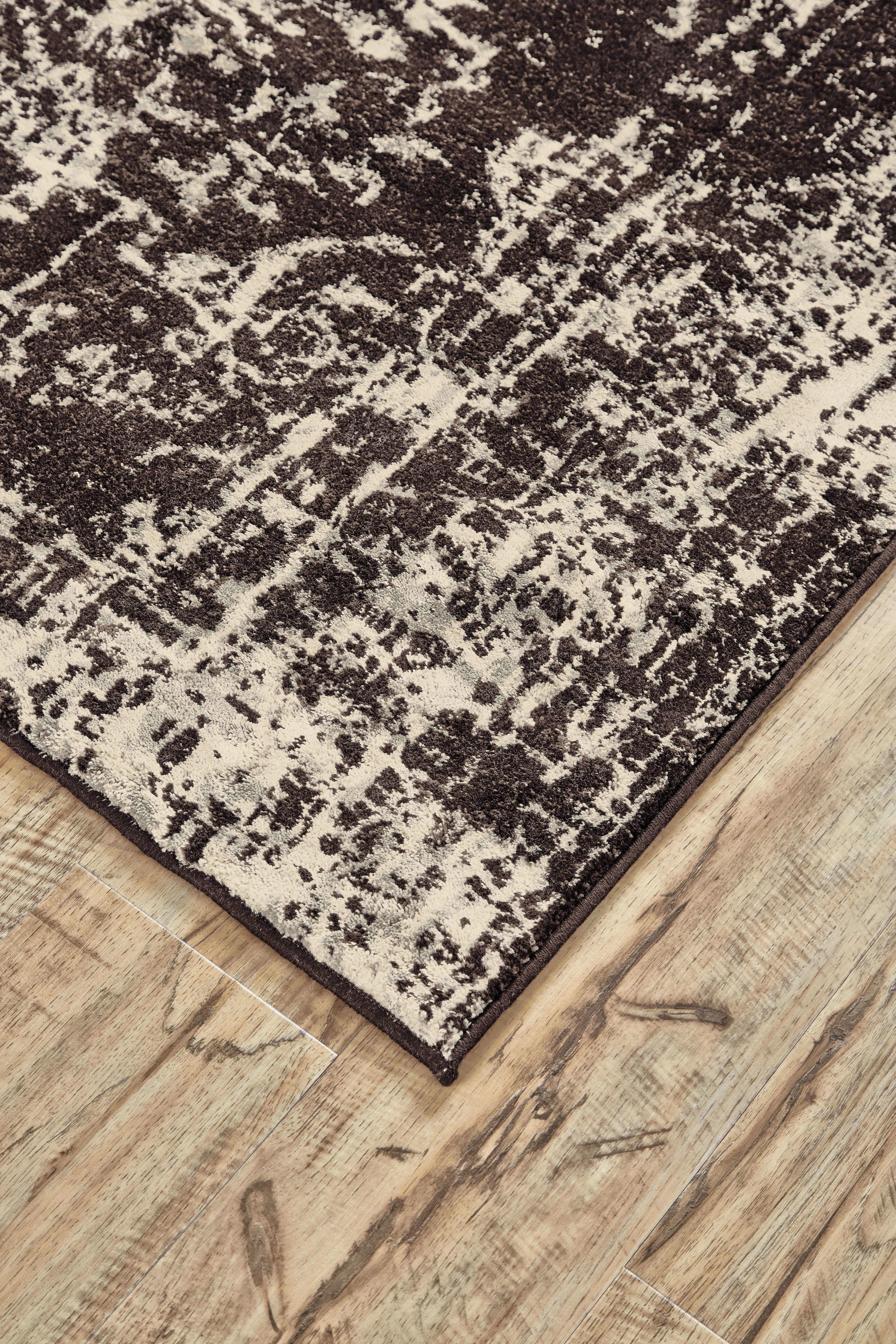 Azeri II Transitional Abstract - Brown/Taupe/Tan