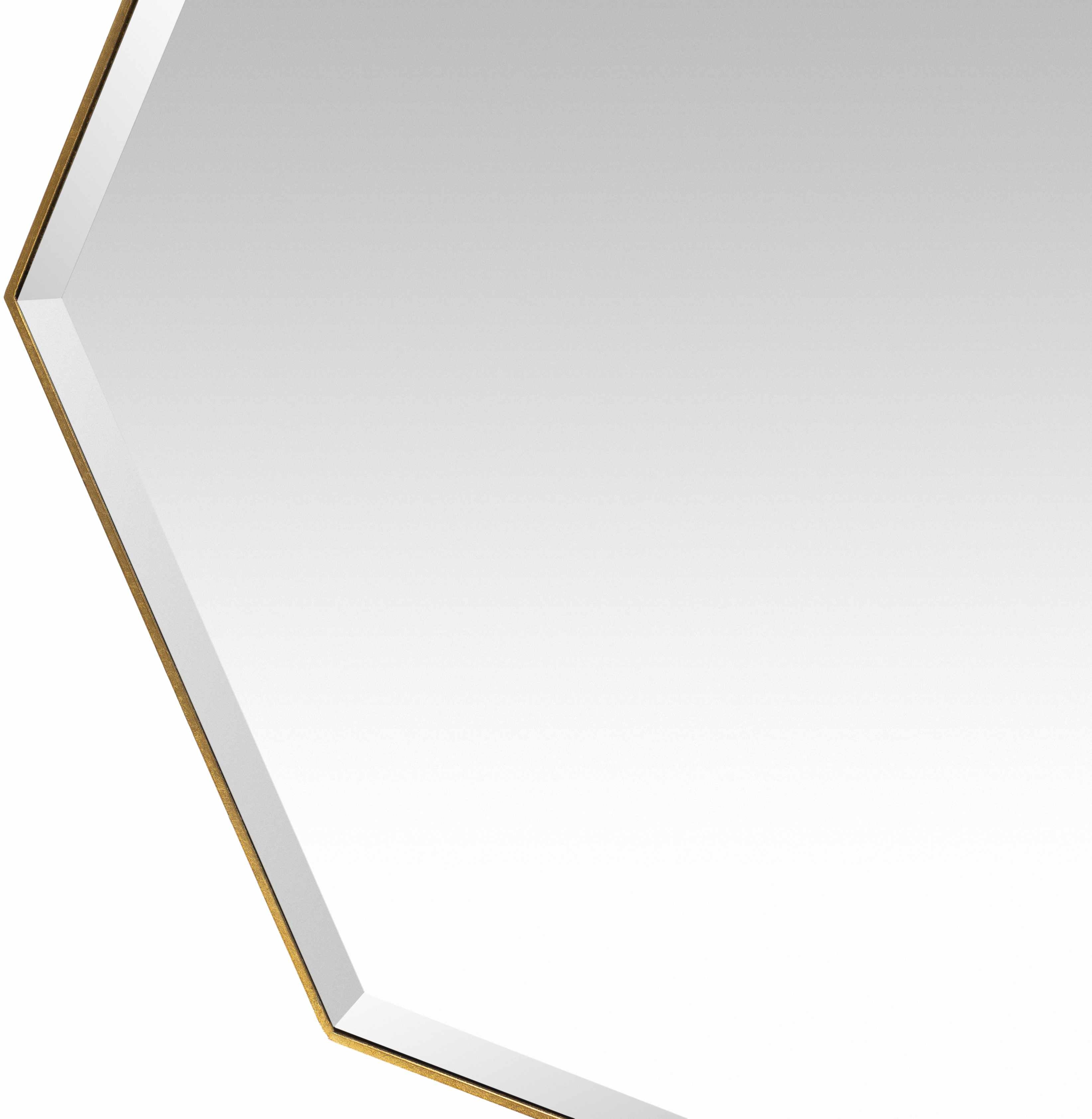 Luxurious Octagon Hand Gilded Mirror