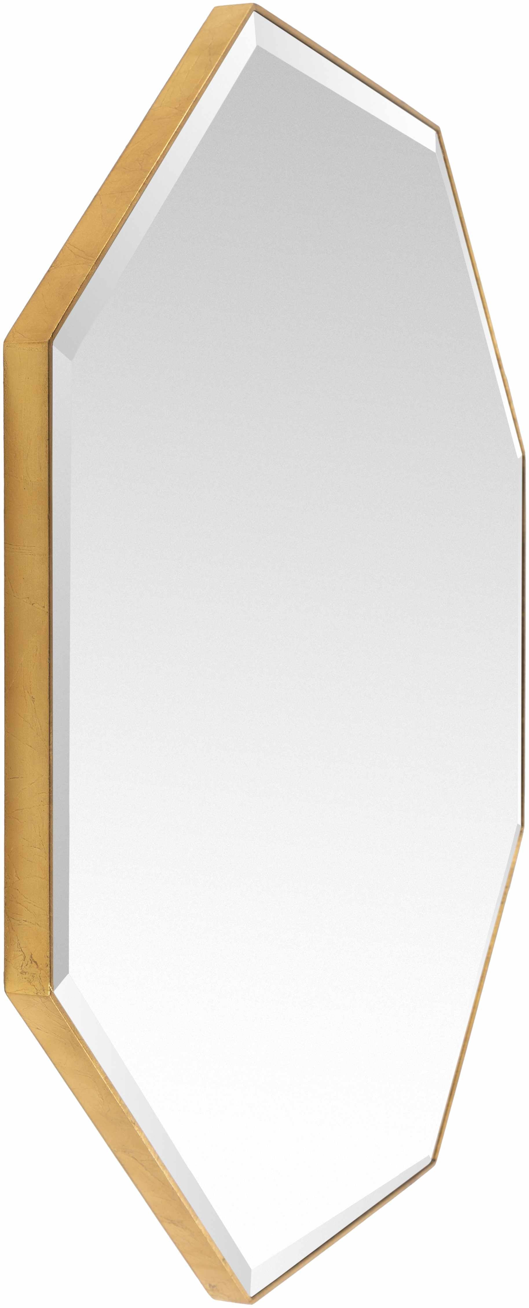 Luxurious Octagon Hand Gilded Mirror