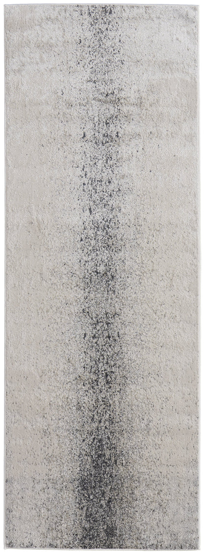 Astra Transitional Abstract - Ivory/Gray/Black Area Rug