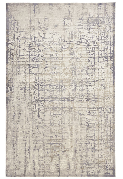 Waldor Modern Abstract - Ivory/Gray Area Rug