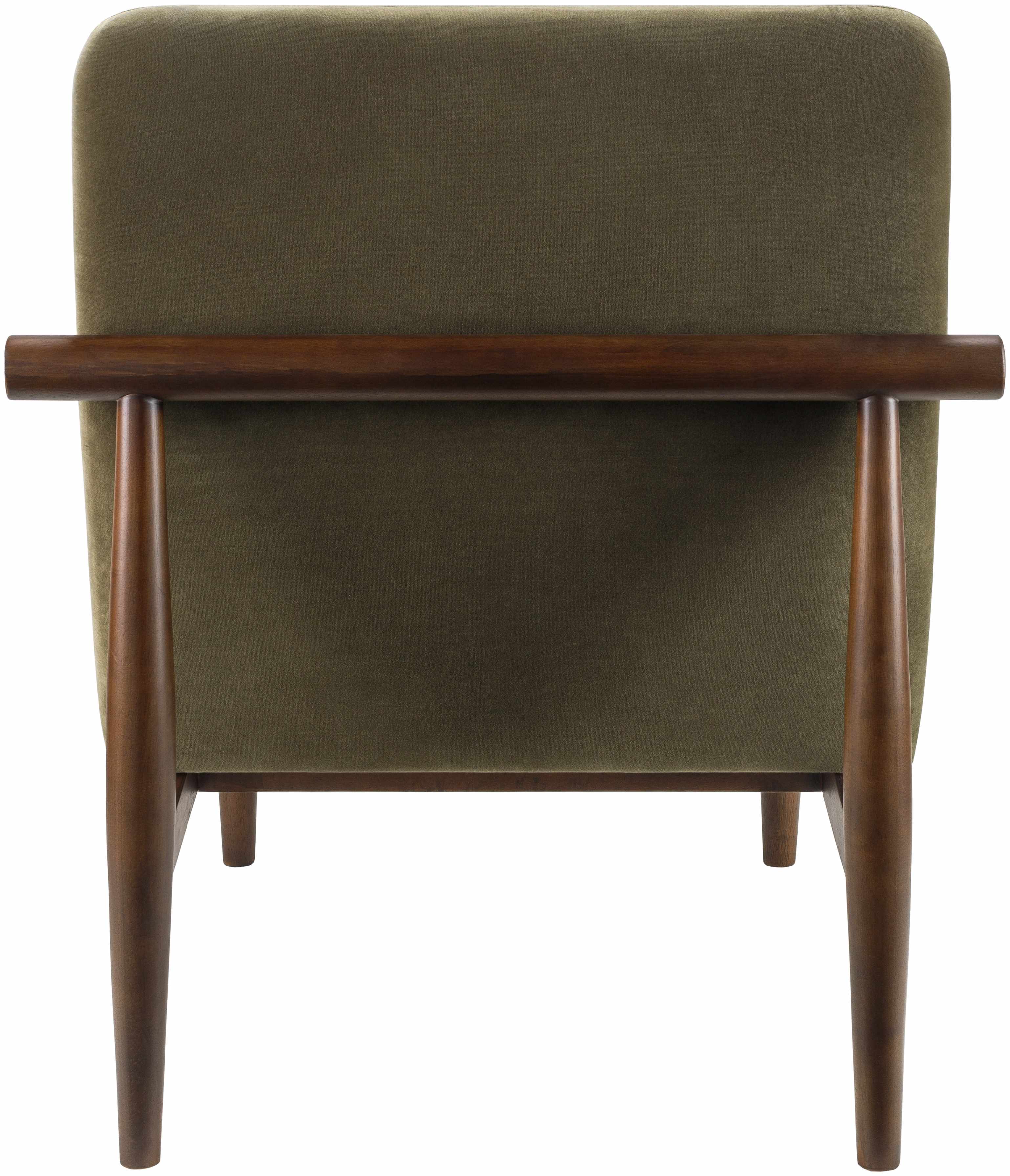 Minorca Olive Velvet Accent Chair