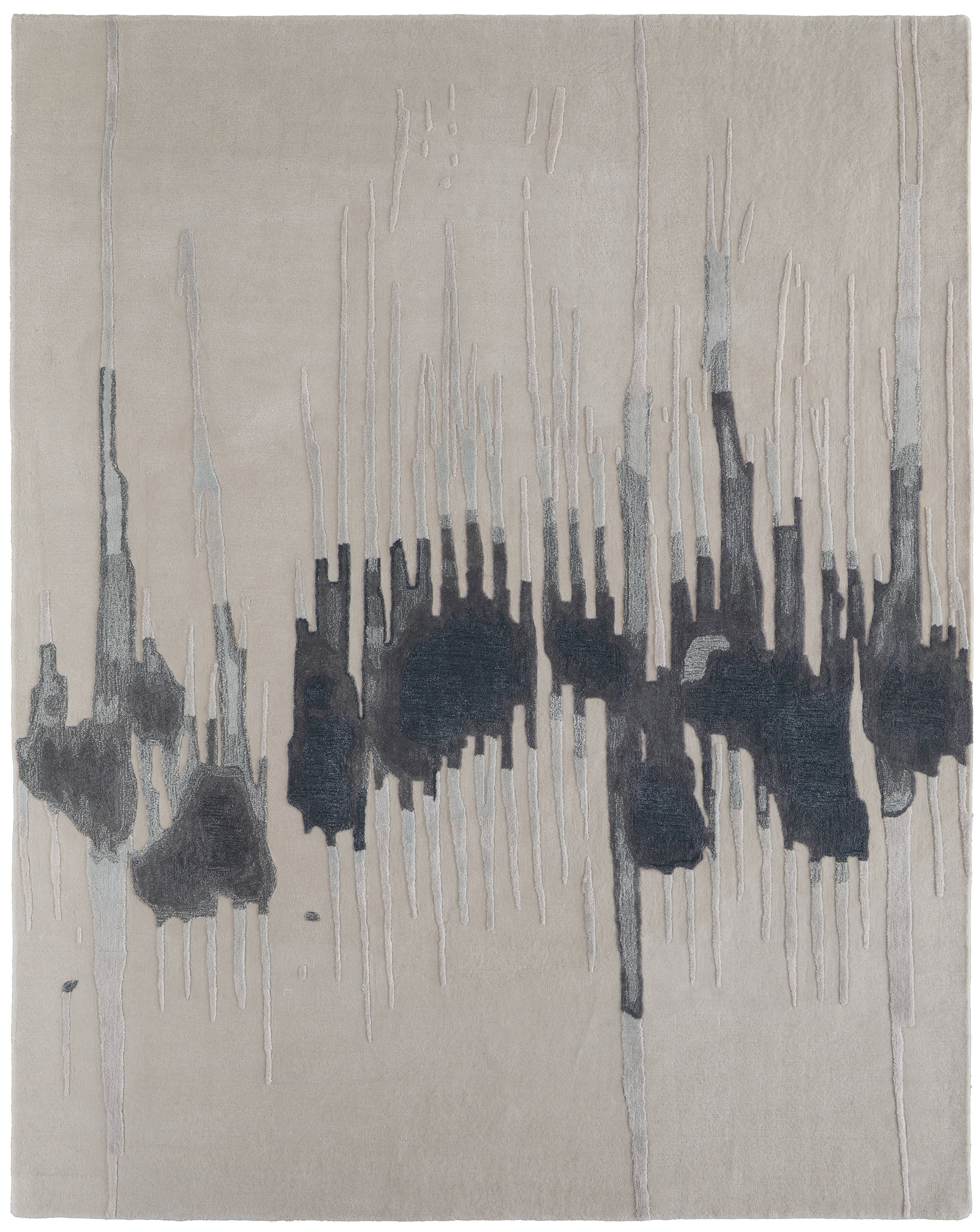 Anya Transitional Abstract - Ivory/Blue/Gray Area Rug