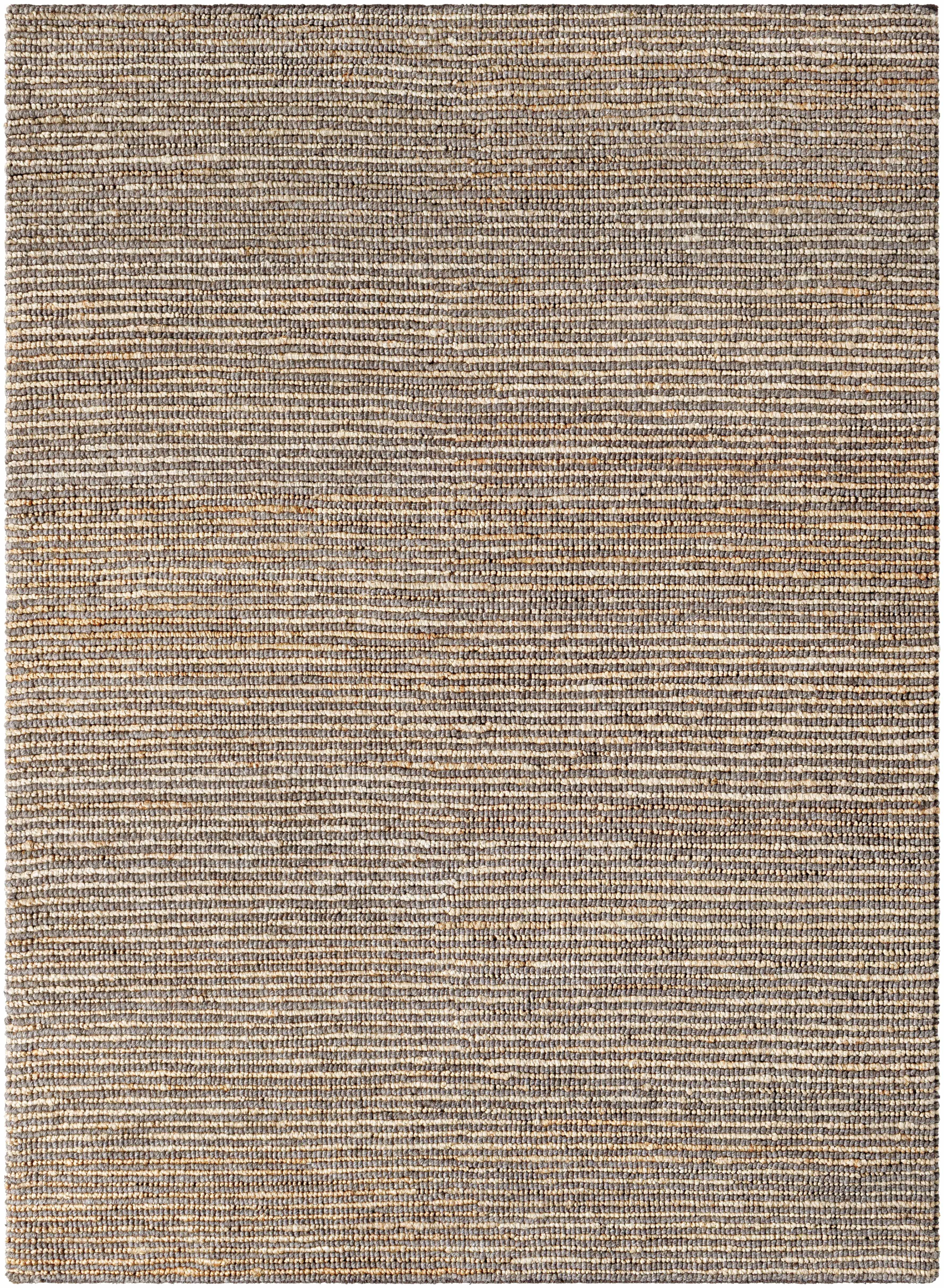 Classic Striped Wool&Cotton Hand Woven Area Rug